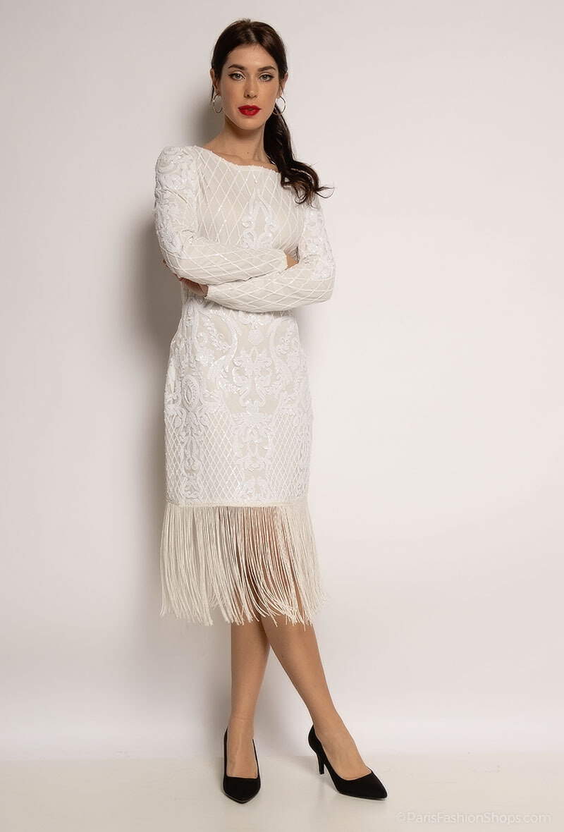 Wholesaler Melena Diffusion - Dress with sequin pattern