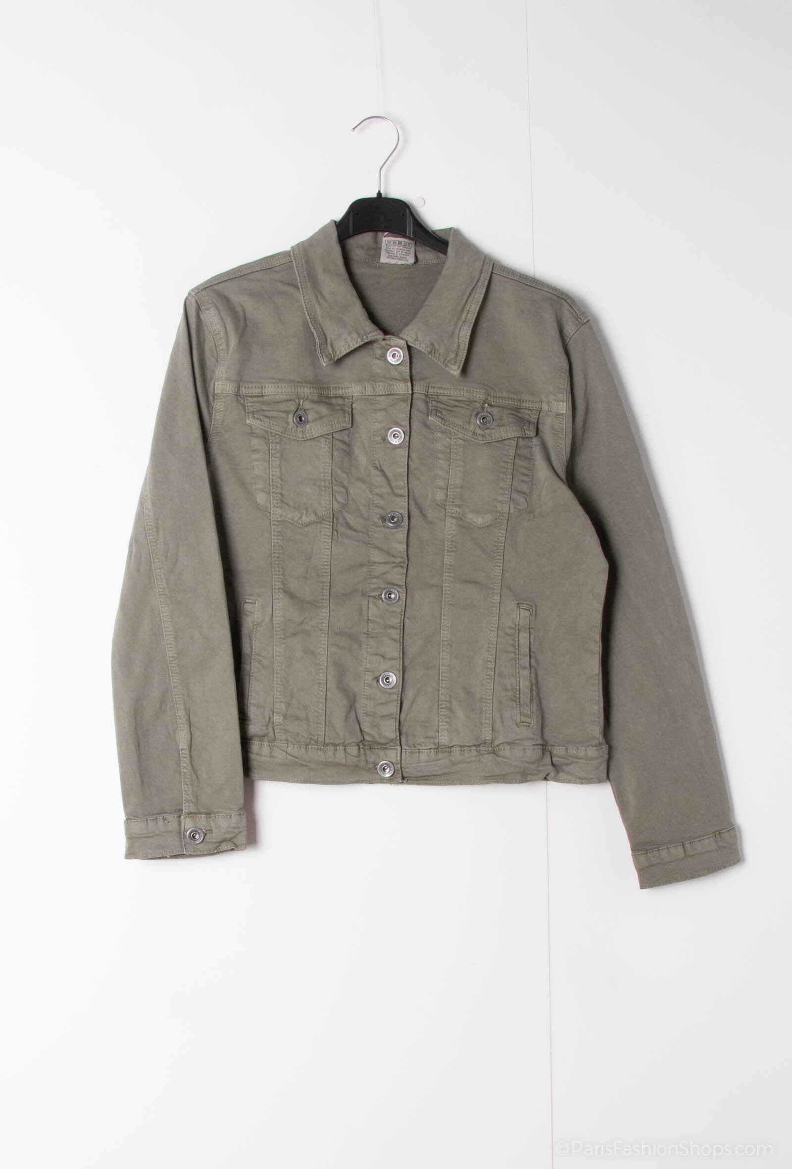 Mayorista Melena Diffusion - Chaqueta de jeans de tamaño estirado