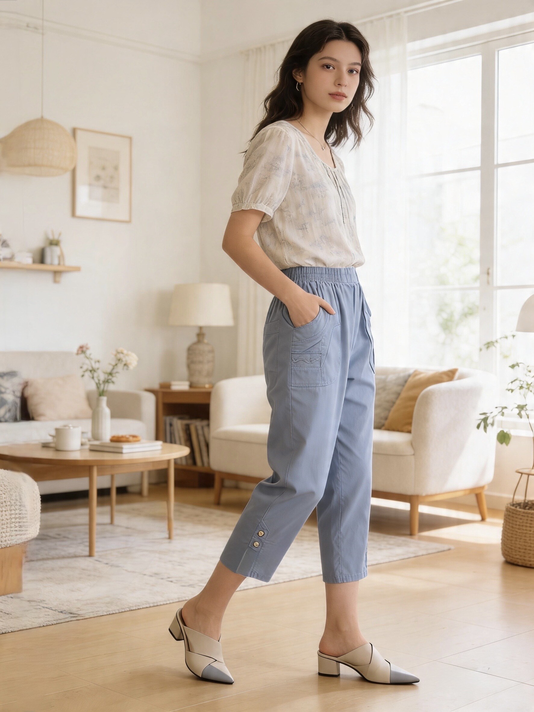 Großhändler MELILA - Kurze Hose aus Baumwolle