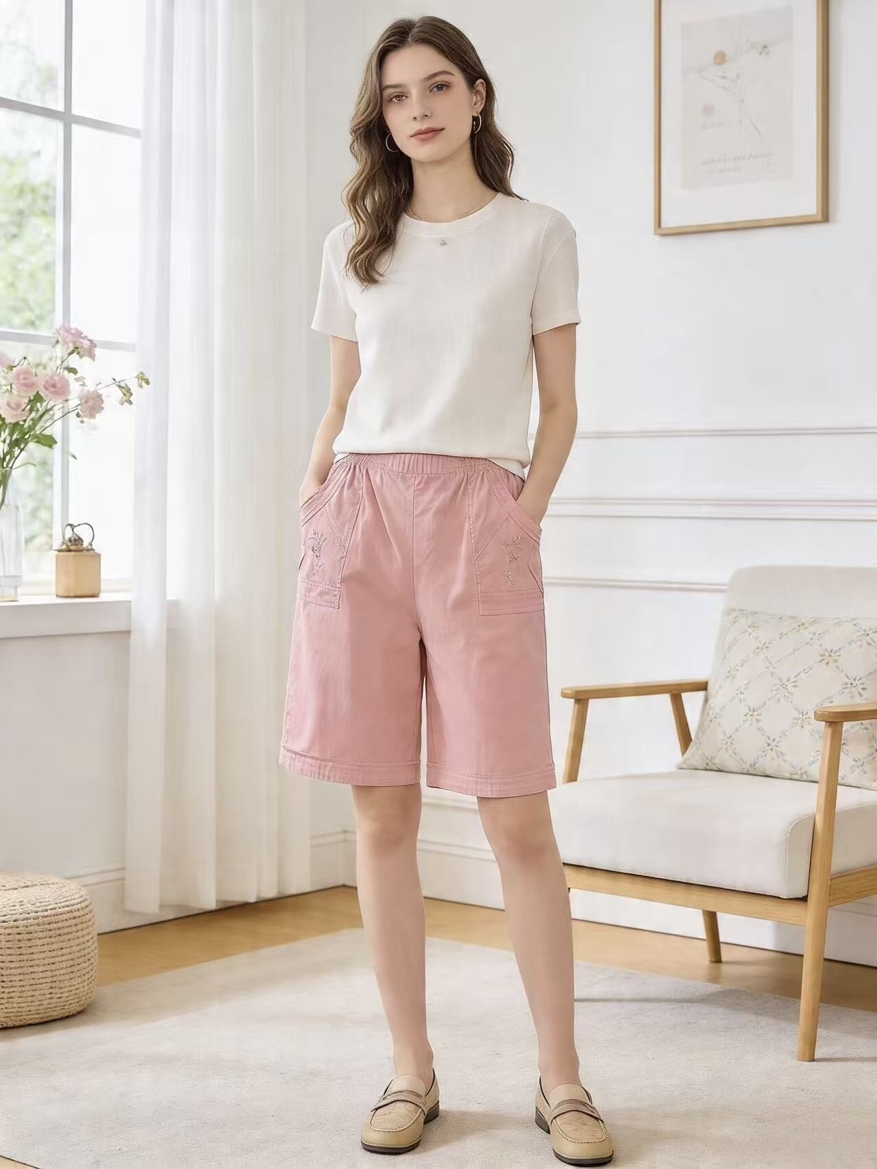 Grossiste MELILA - Bermuda en coton