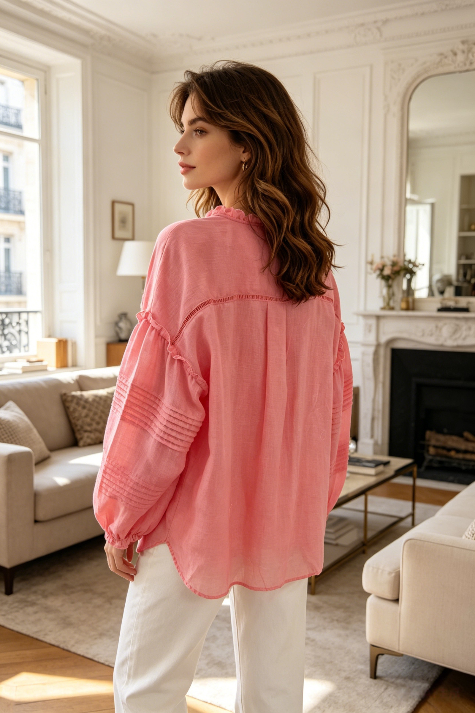 Blusa oversize con maniche a sbuffo - Image 8
