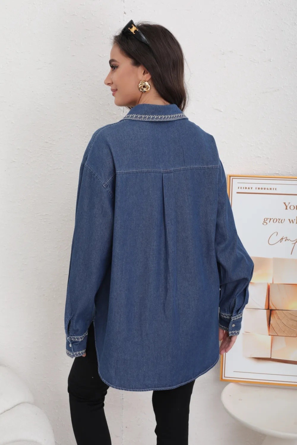 Denim Blouse - Image 5