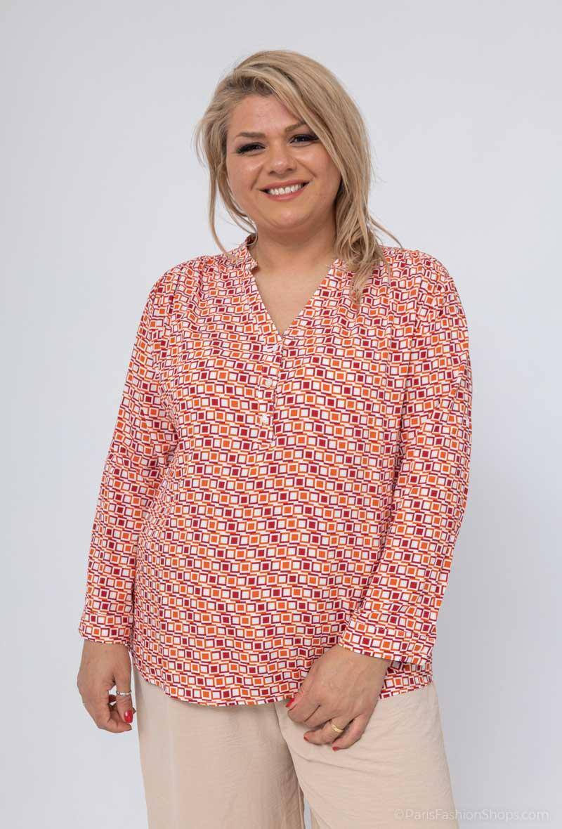 Blusa estampada Talla grande - Image 1