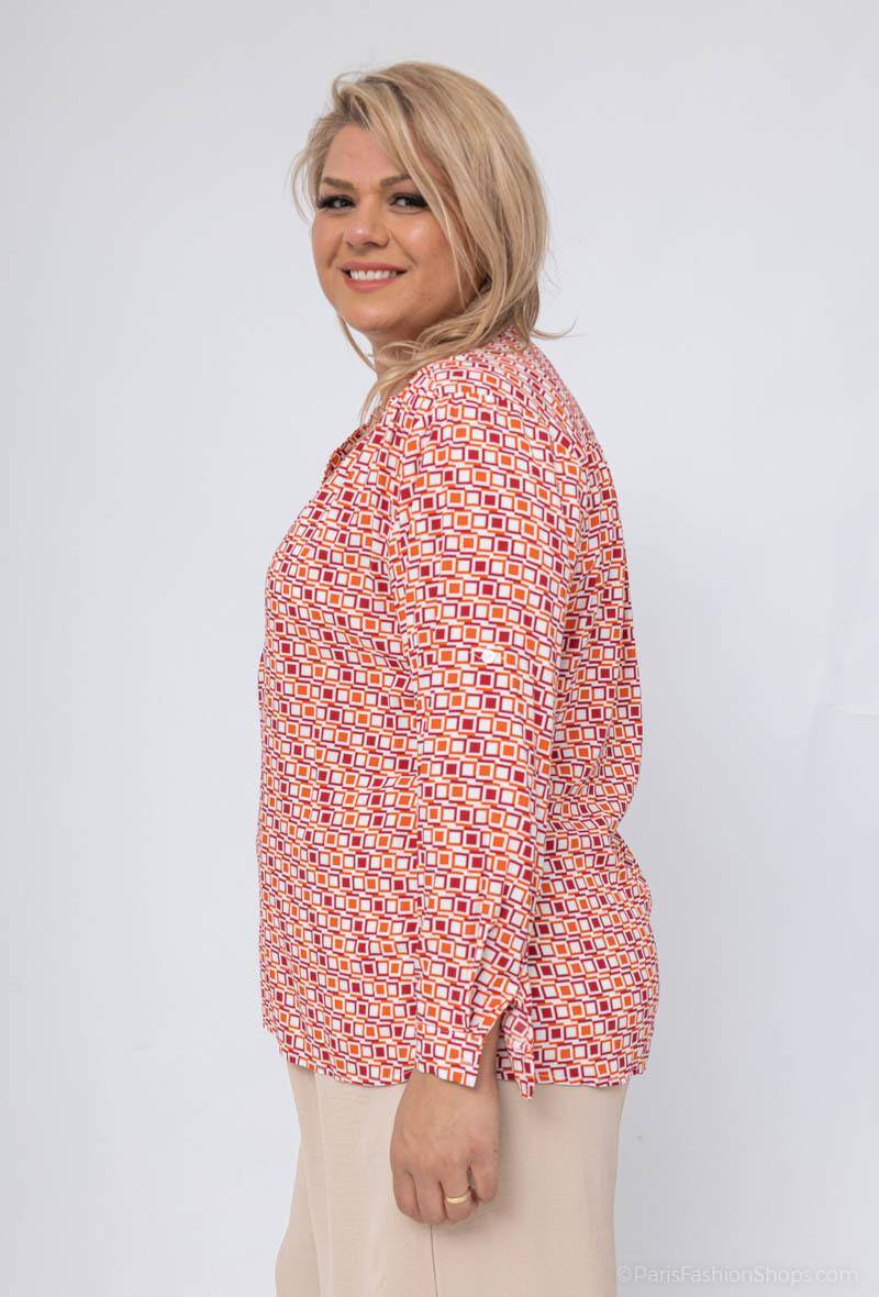 Blusa estampada Talla grande - Image 3