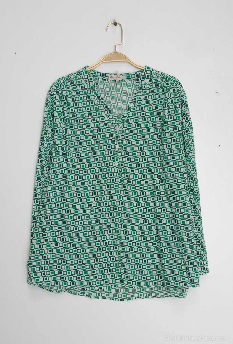 Blusa estampada Talla grande - Image 2