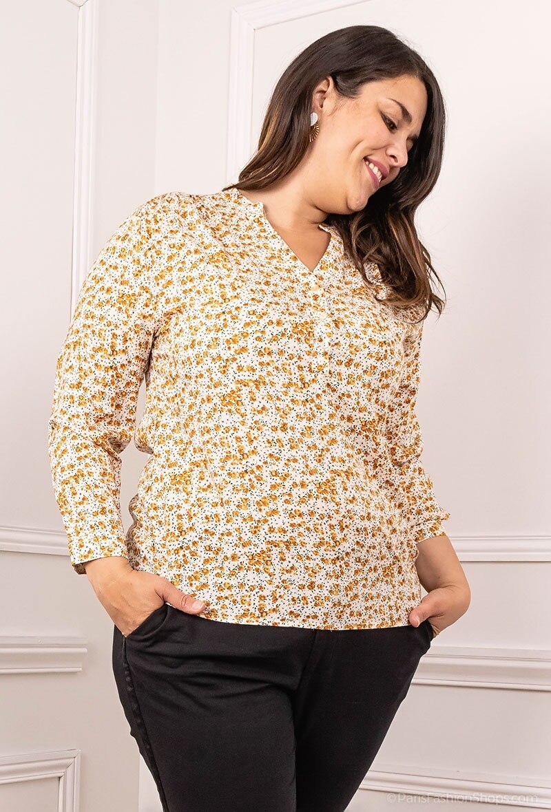 Grossiste Melya Melody - Blouse à imprimé graphique