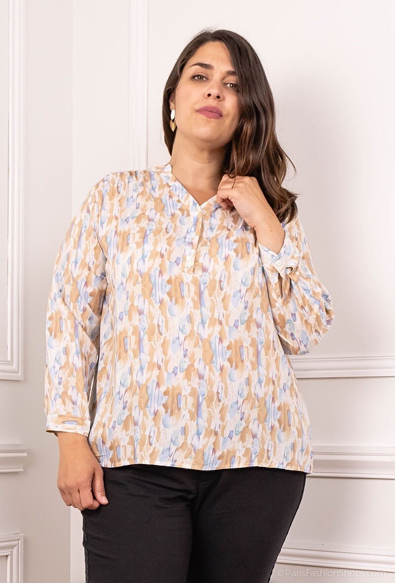 Grossiste Melya Melody - Blouse à imprimé graphique