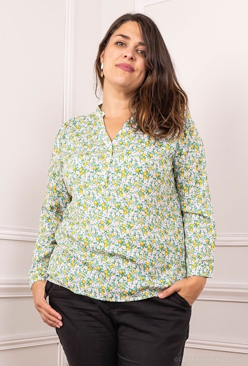 Grossiste Melya Melody - Blouse à imprimé graphique