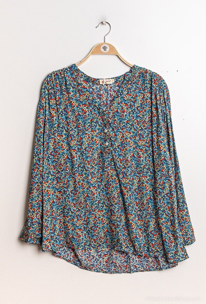 Grossiste Melya Melody - Blouse à imprimé graphique