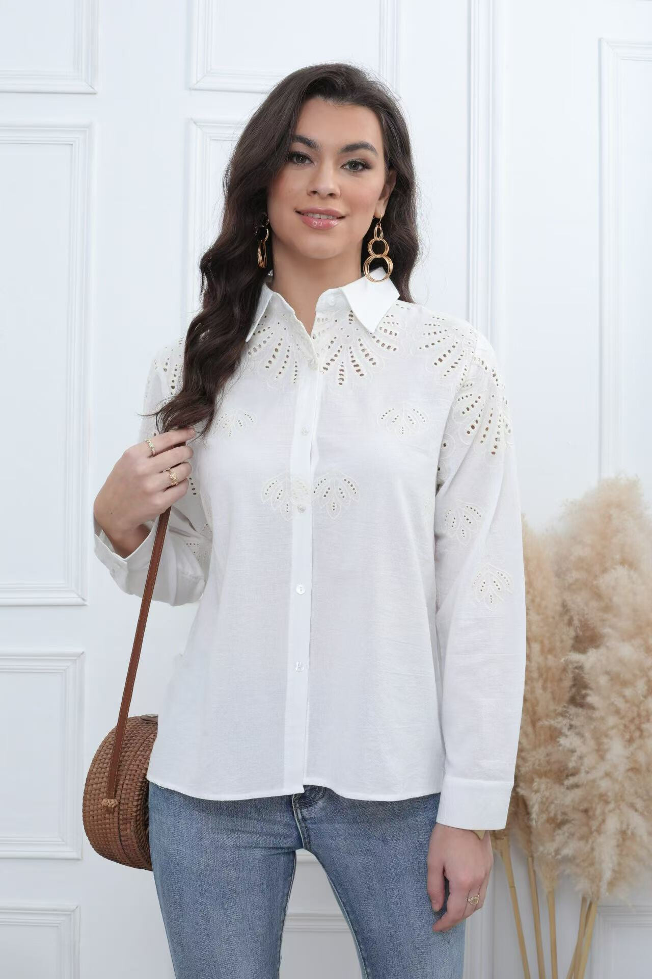 Grossiste Melya Melody - Chemise en broderie