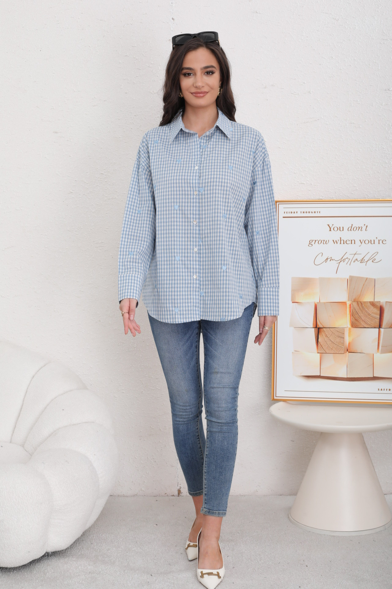 Heart Vichy Shirt - Image 2