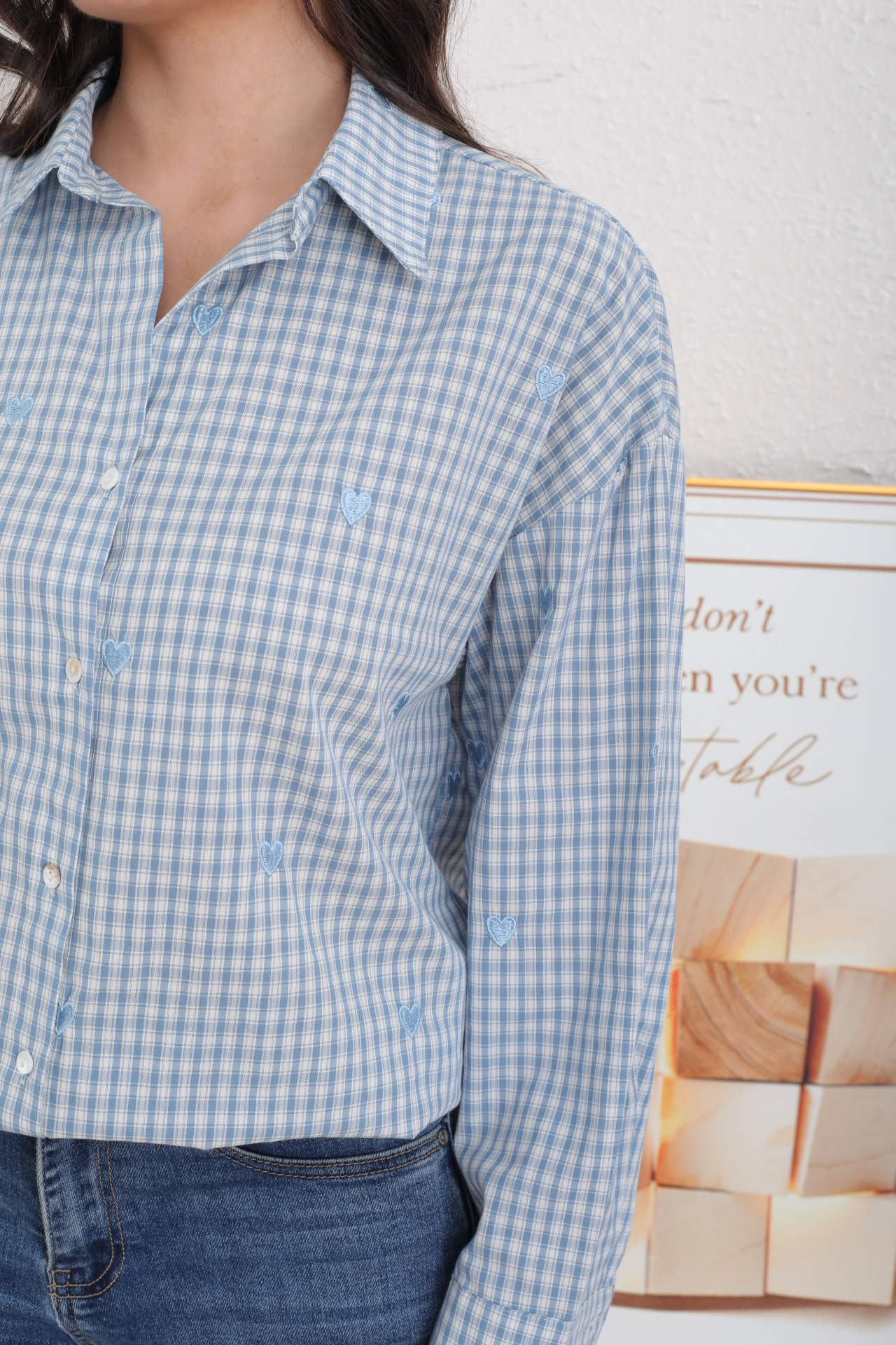 Heart Vichy Shirt - Image 3