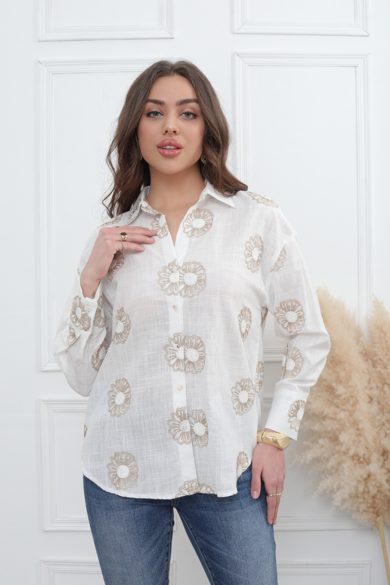 Wholesaler Melya Melody - Embroidered shirt
