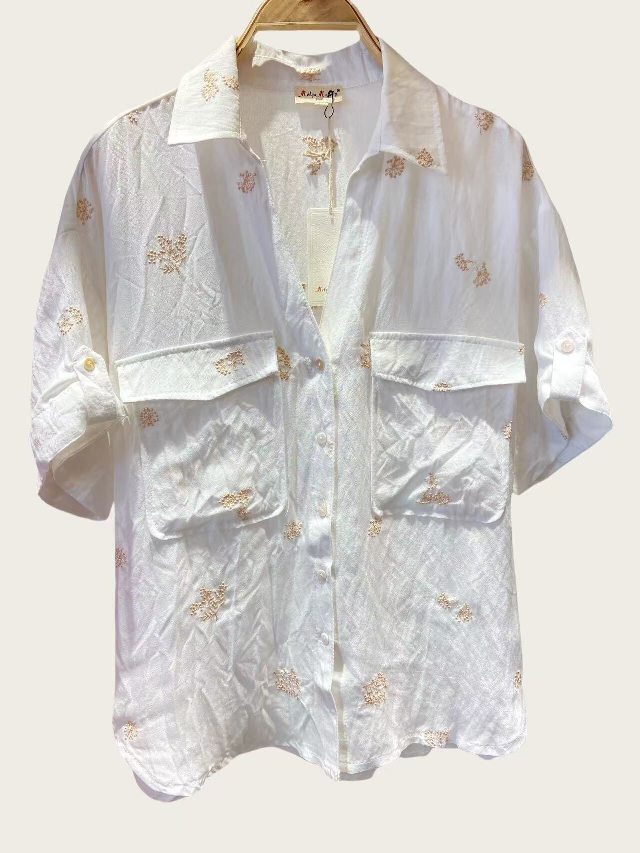 Wholesaler Melya Melody - Embroidered shirt