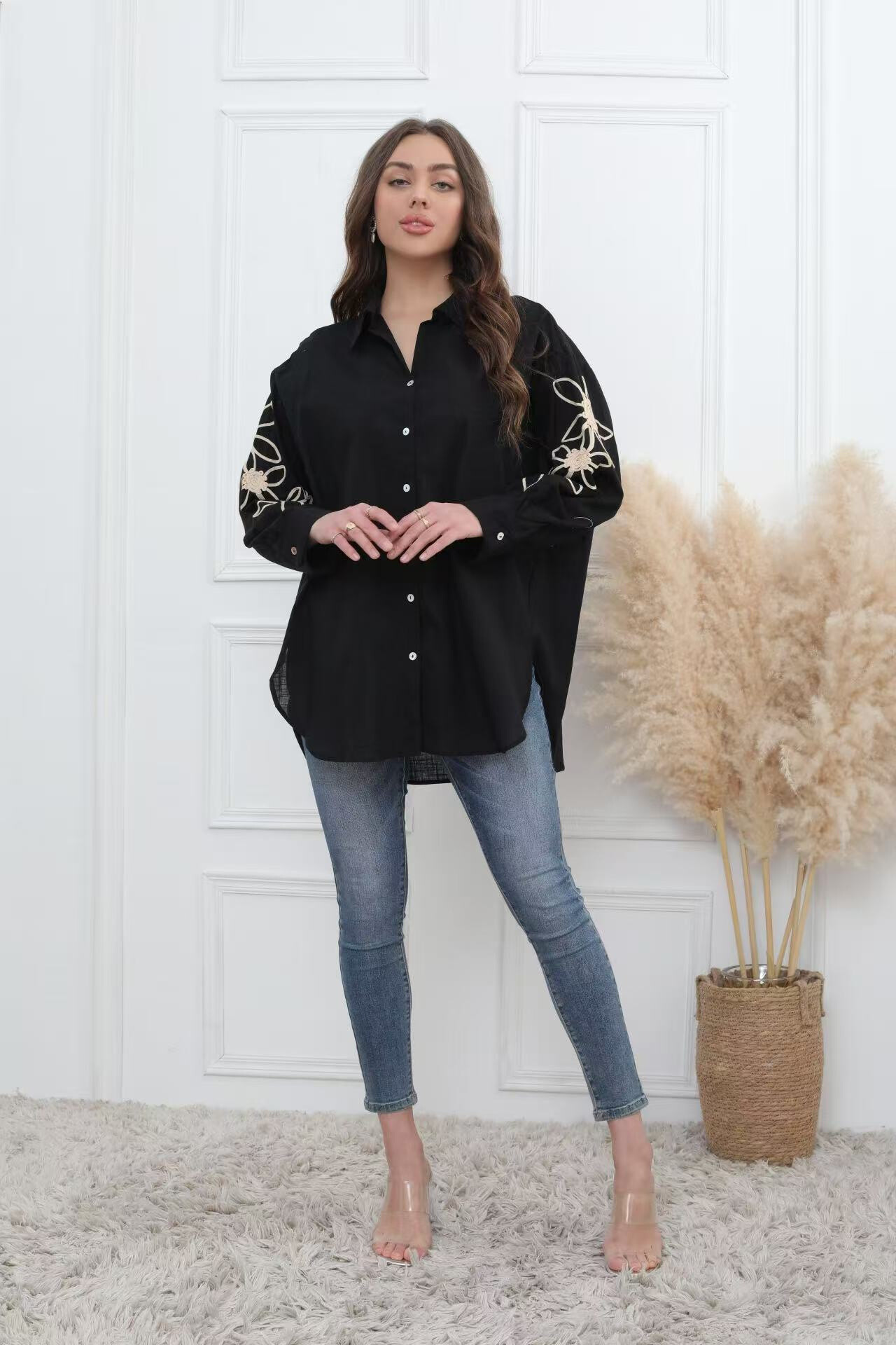 Wholesaler Melya Melody - Embroidered shirt
