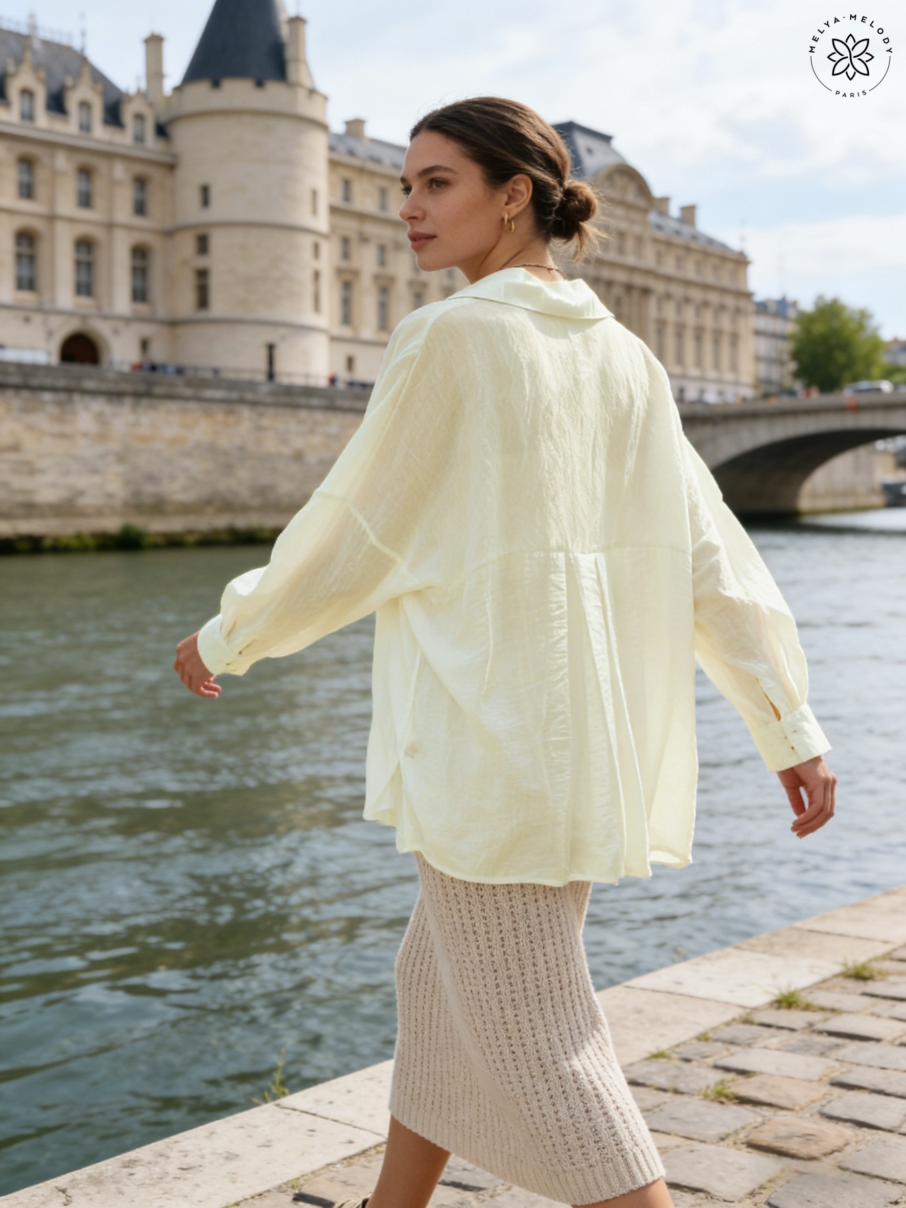 Casual tunic shirt with pockets - Image 15