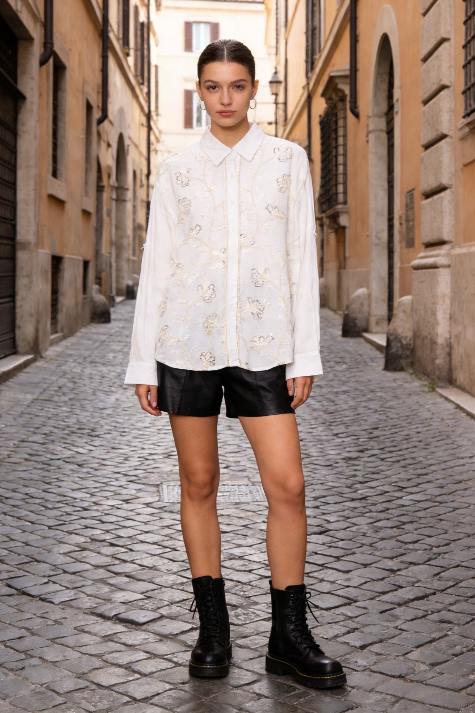 Camisa bordada con lentejuelas - Image 3