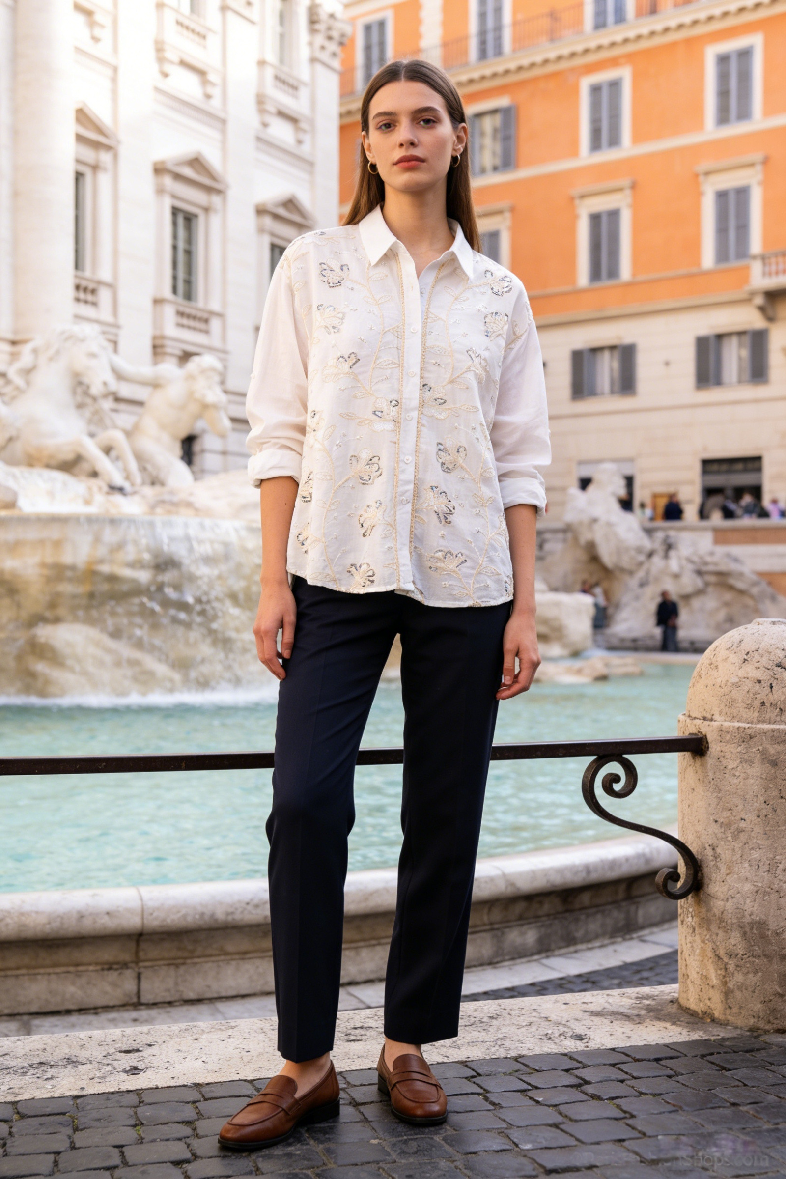 Camisa bordada con lentejuelas - Image 7