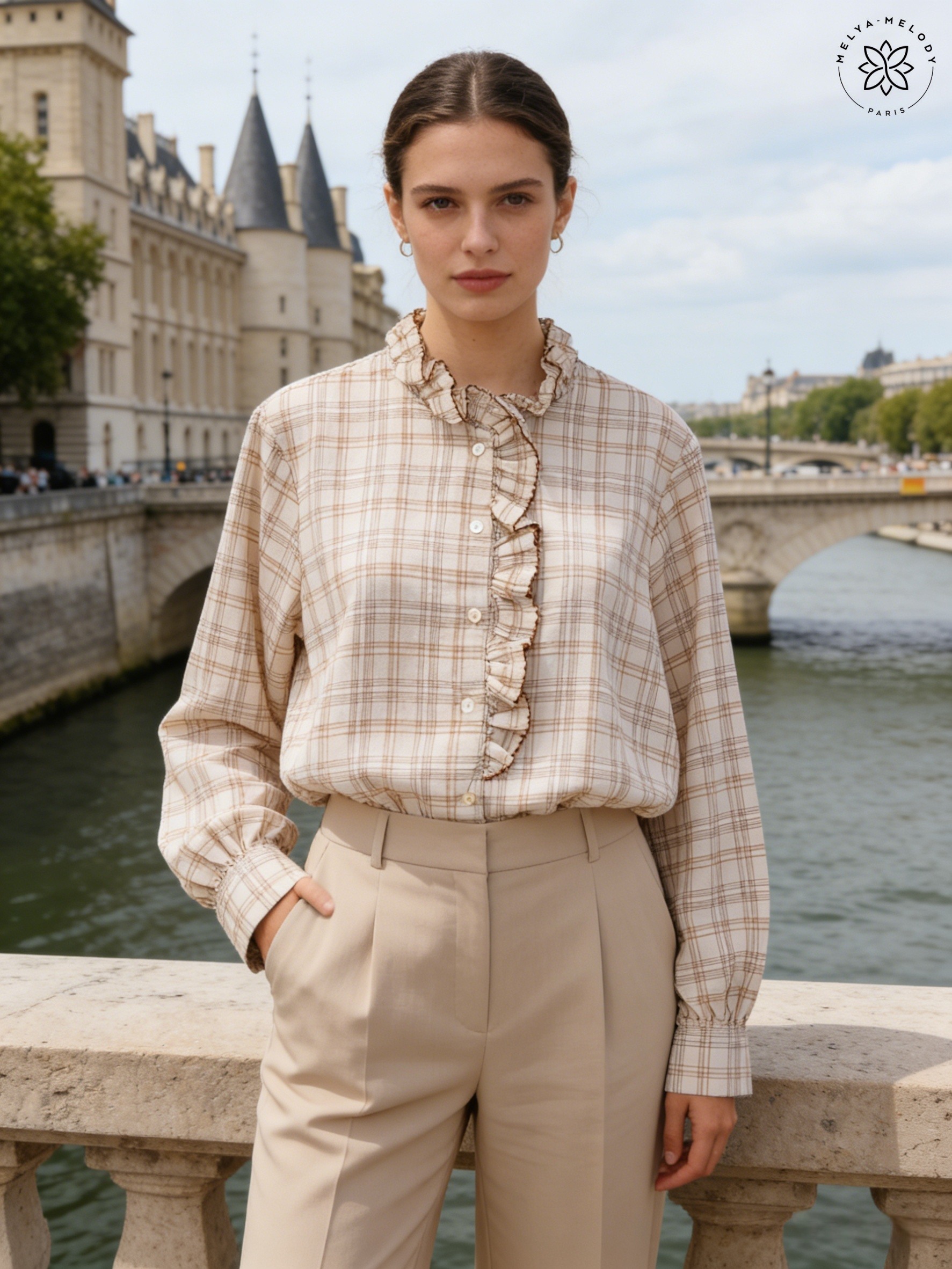 Striped Cotton Shirt - Image 1