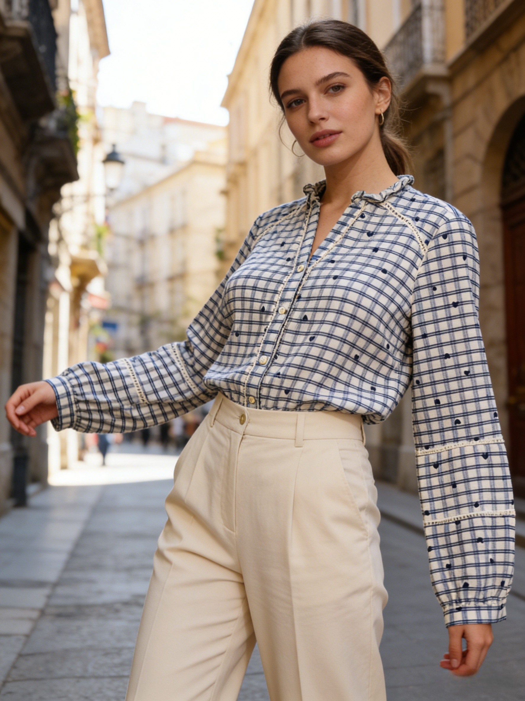 Camicia con stampa a cuori - Image 3