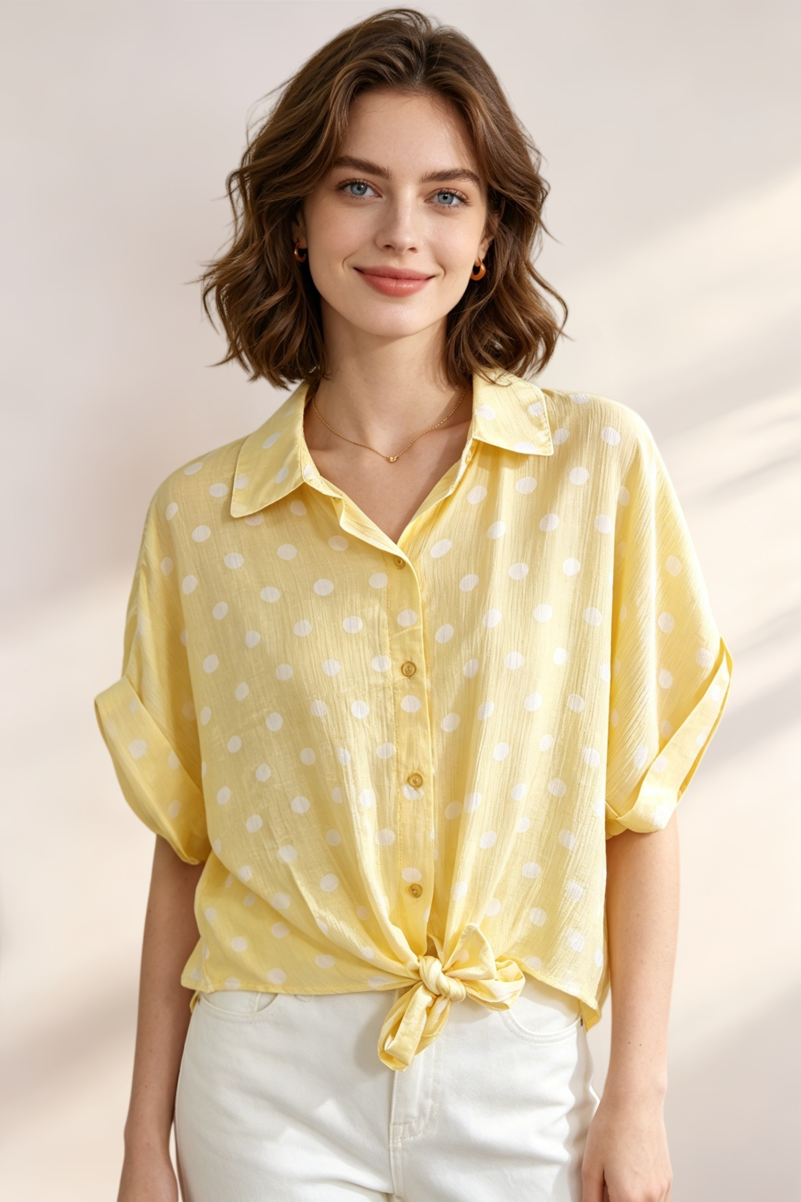 Blusa top de lunares - Image 4