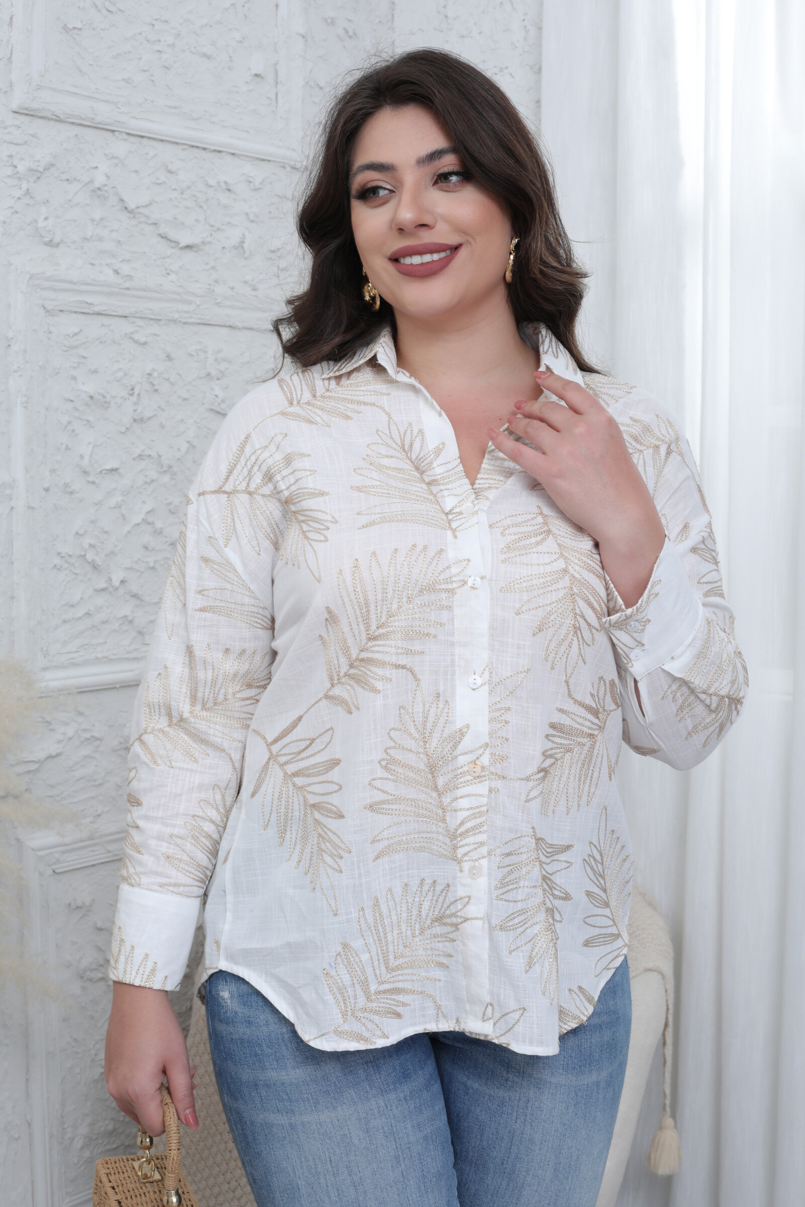 Wholesaler Melya Melody - Embroidered shirt
