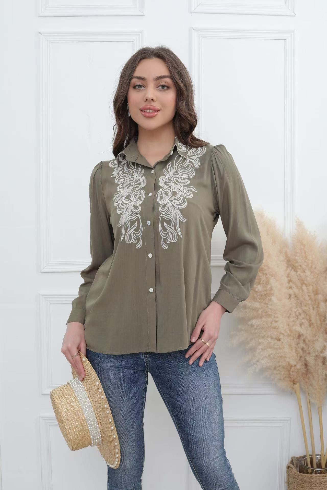 Wholesaler Melya Melody - Embroidered shirt