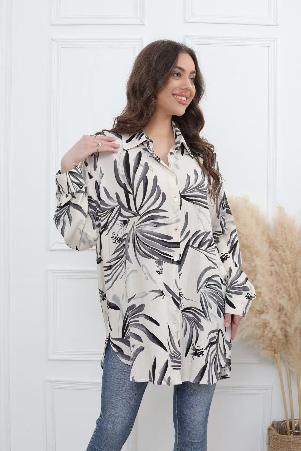 Camisa de patrón impreso - Image 7