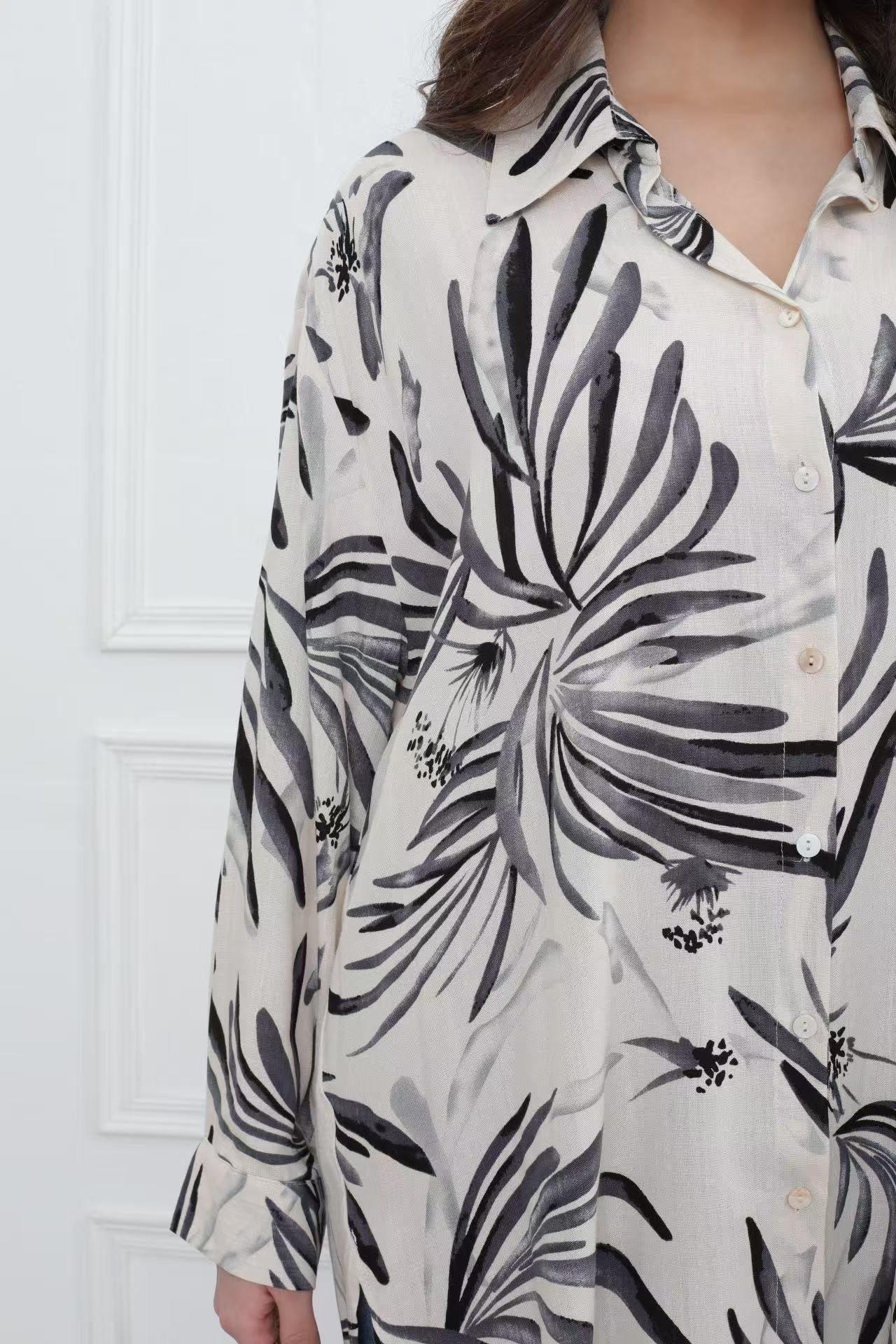 Camisa de patrón impreso - Image 11