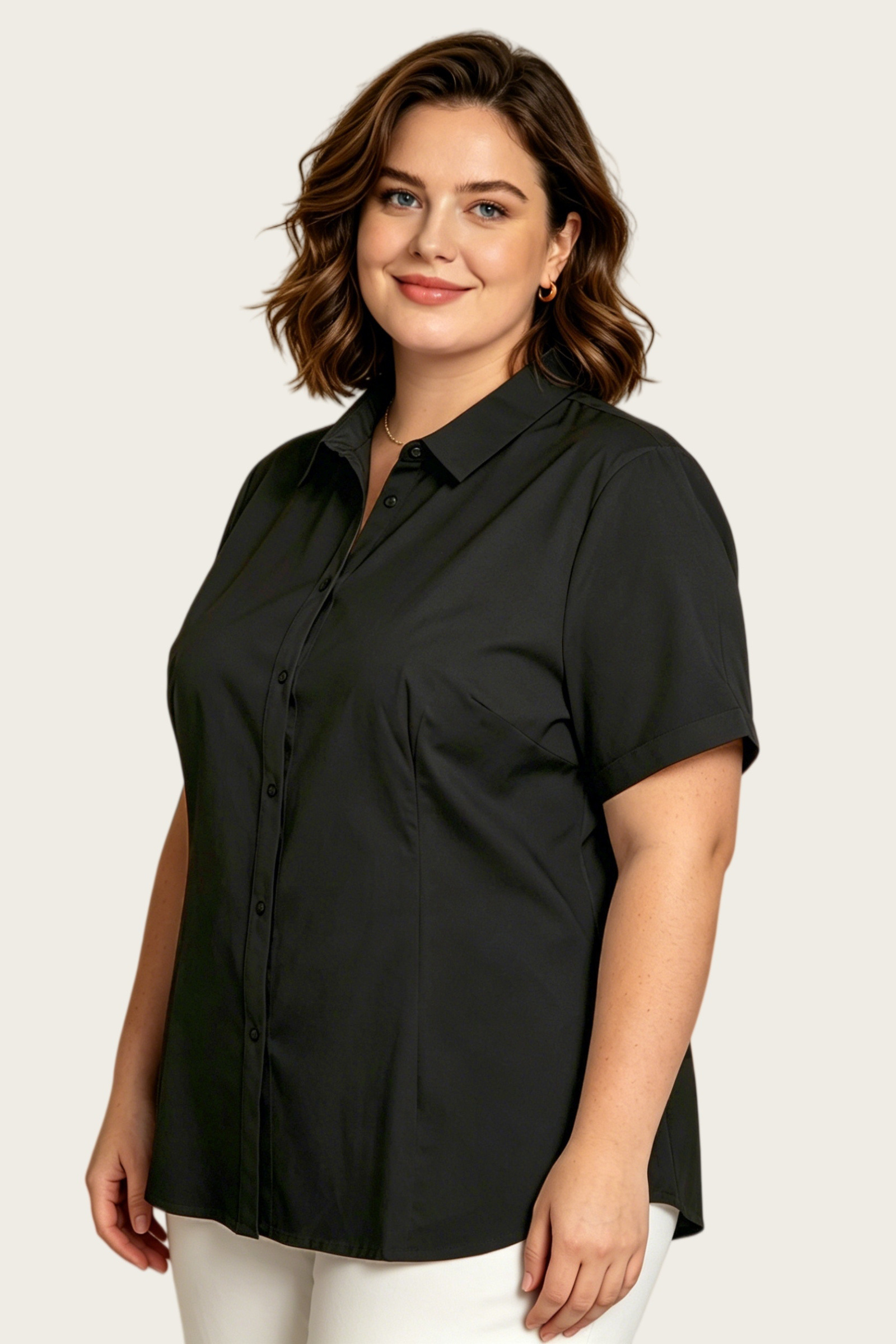 Stretch shirt Plus size - Image 4