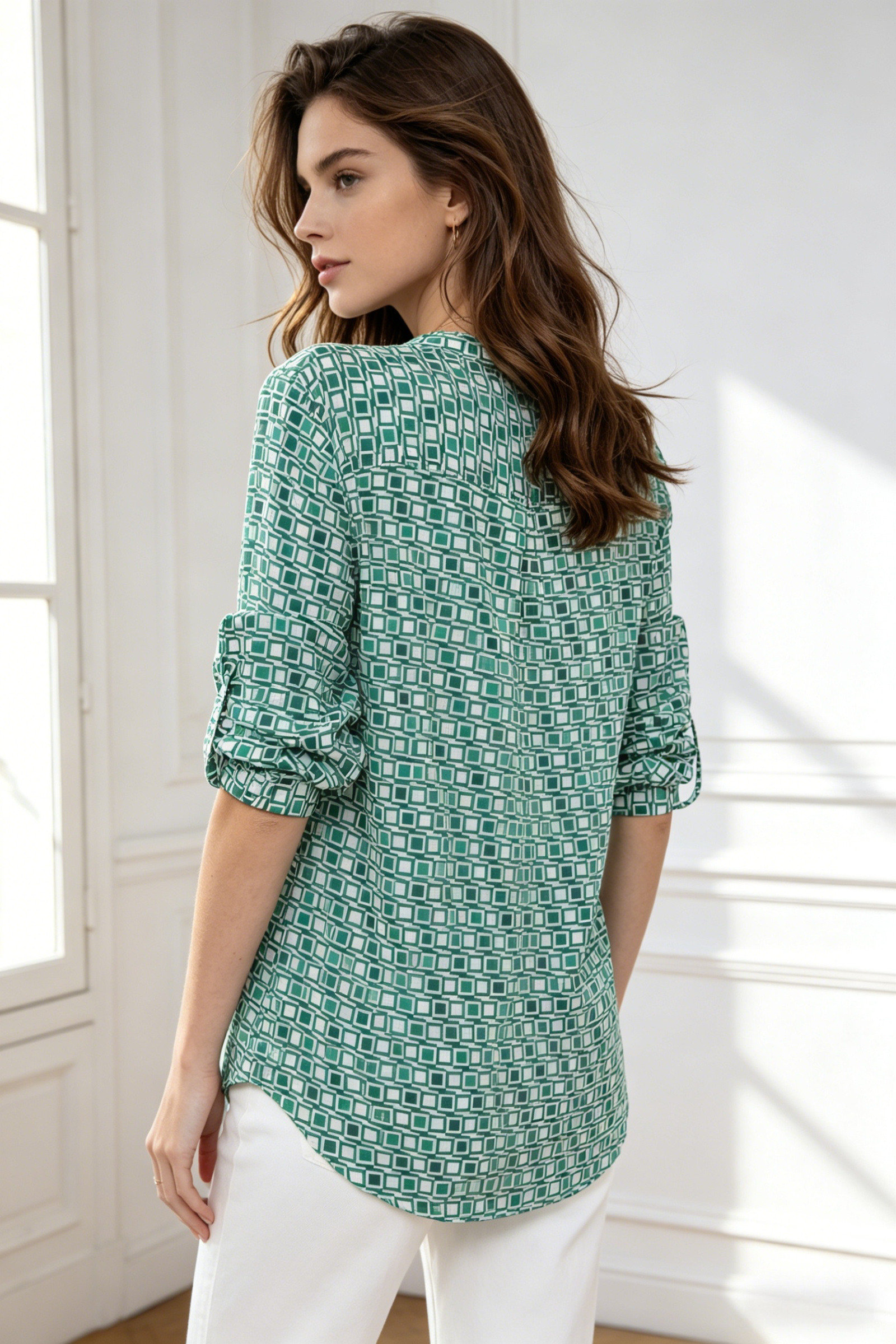 Camisa de patrón impreso - Image 4