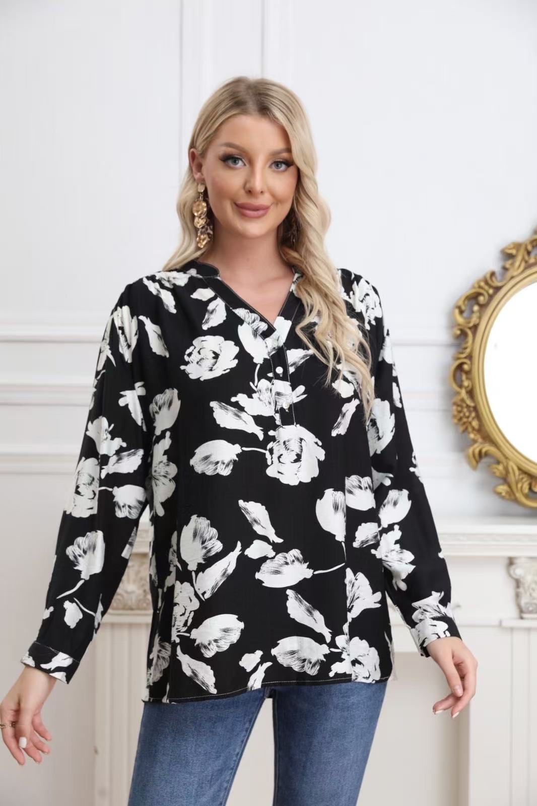 Wholesaler Melya Melody - Print shirt