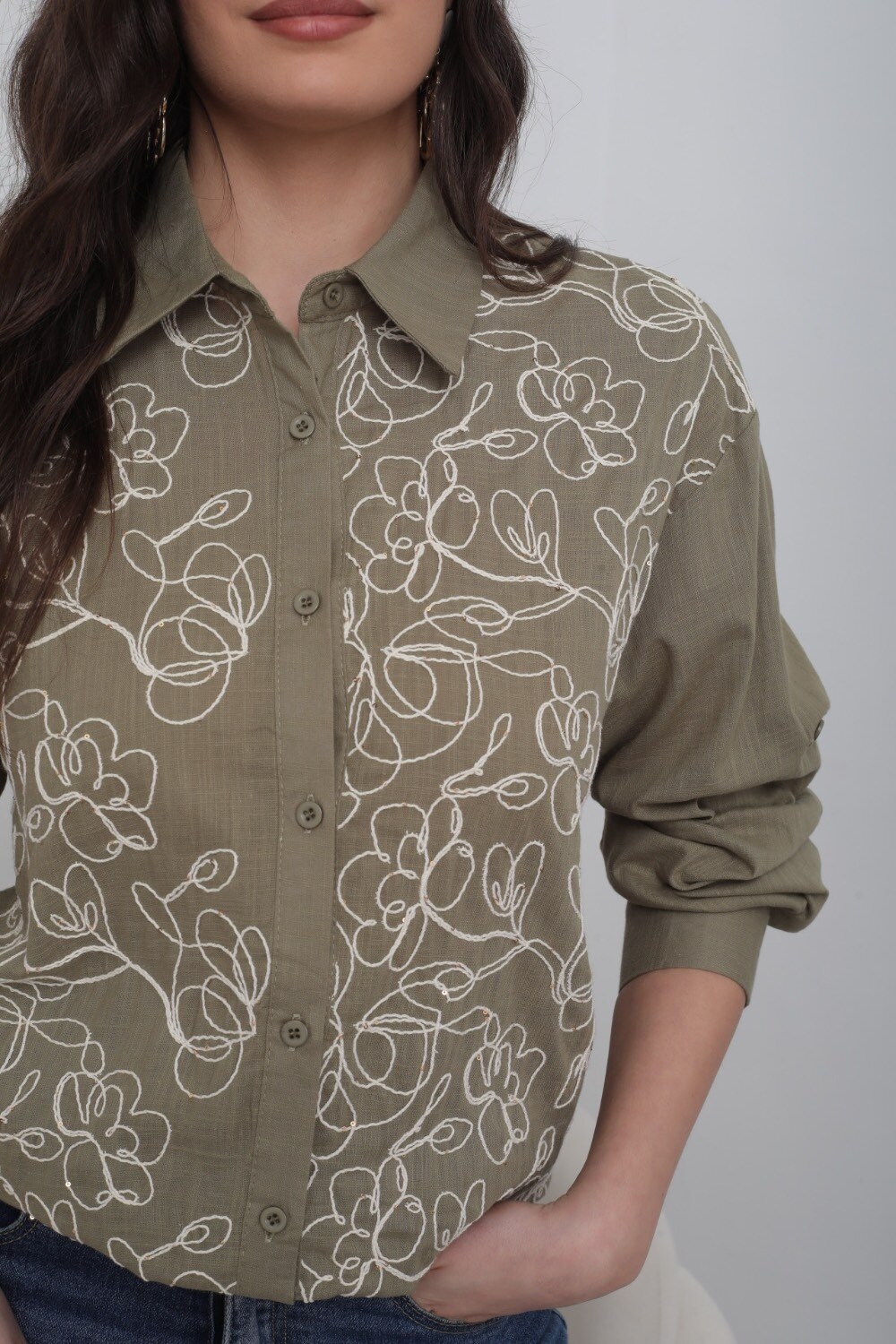 Embroidered shirt - Image 16