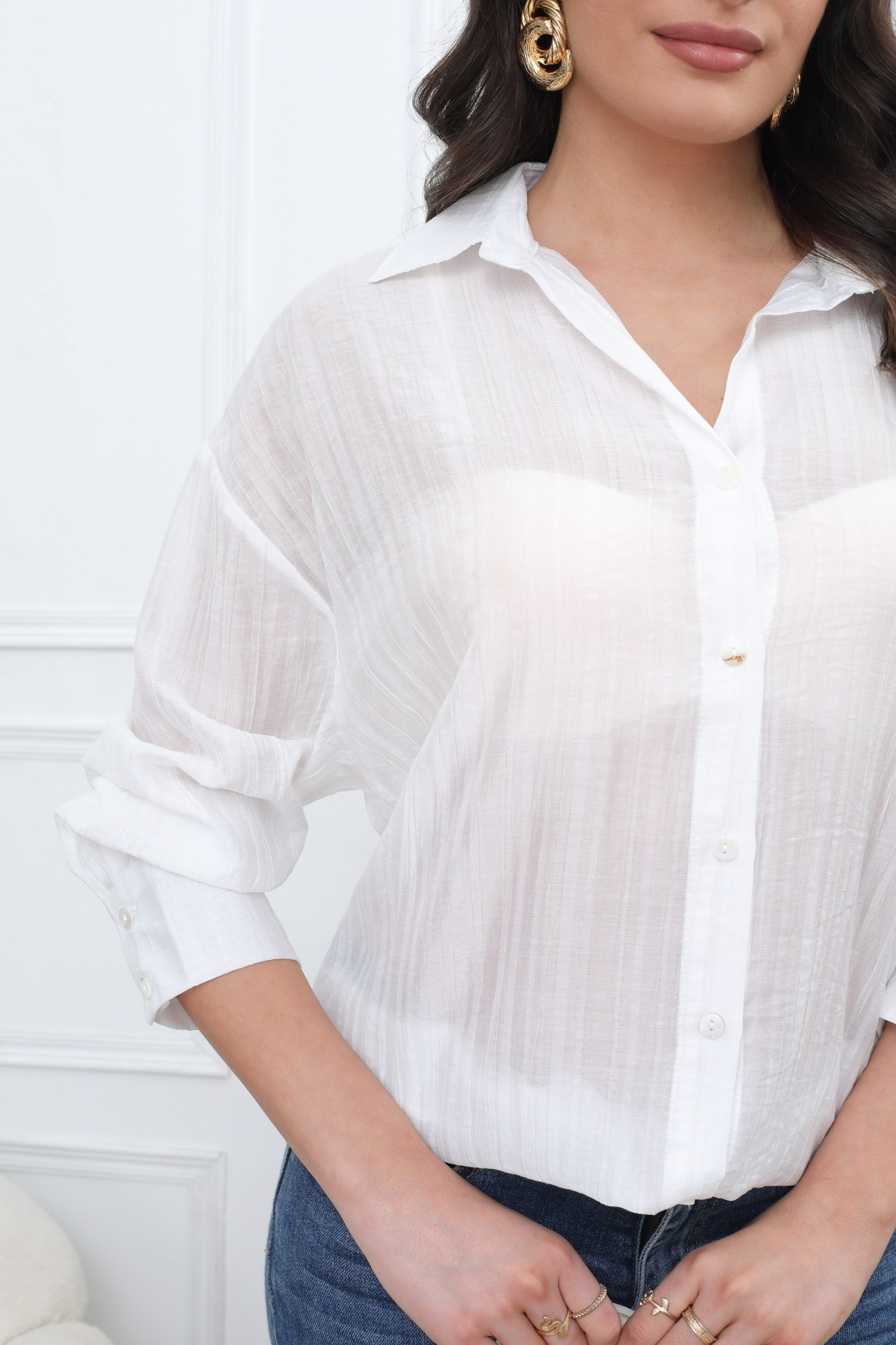 UNIS OVER SIZE casual shirt - Image 8