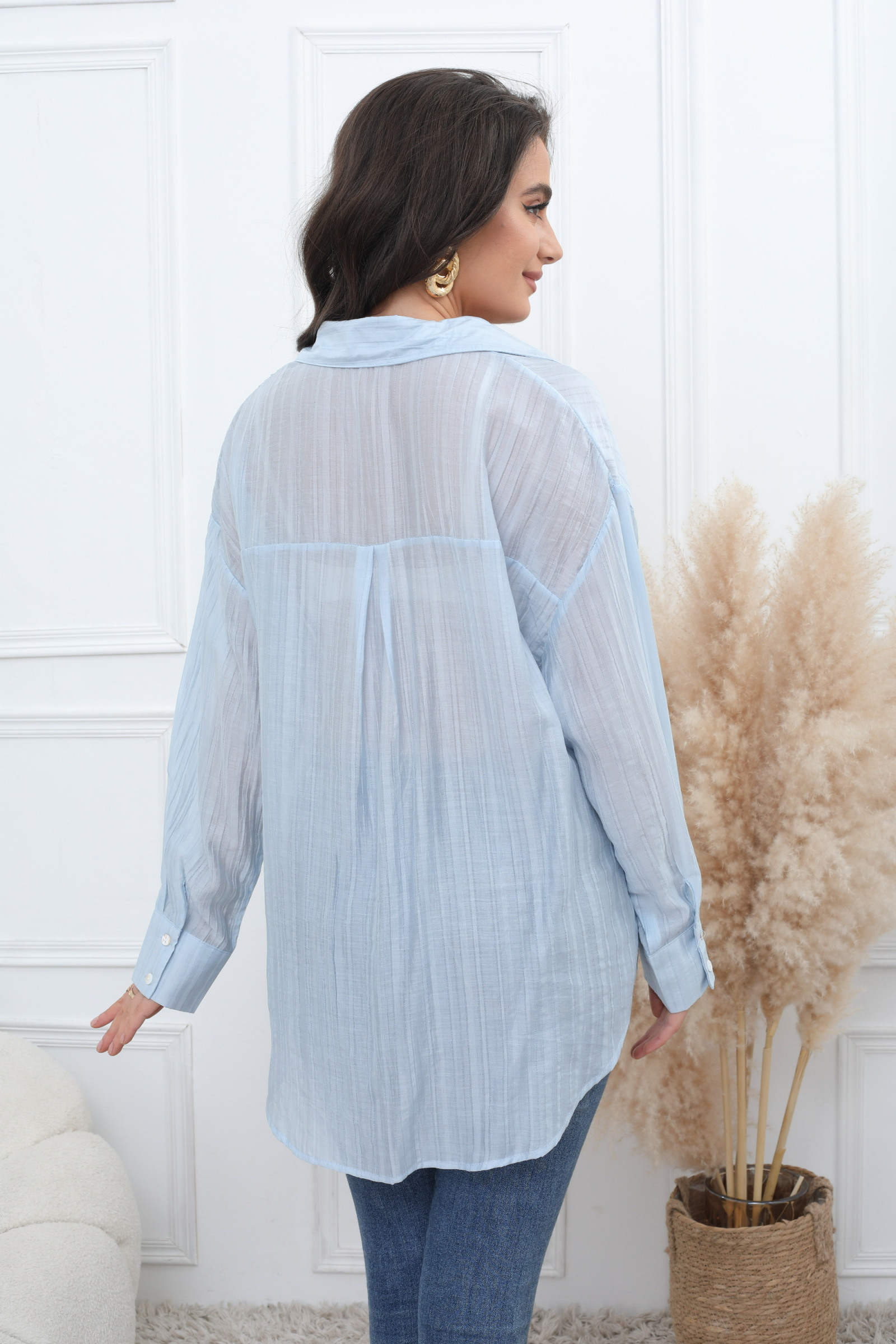 UNIS OVER SIZE casual shirt - Image 11