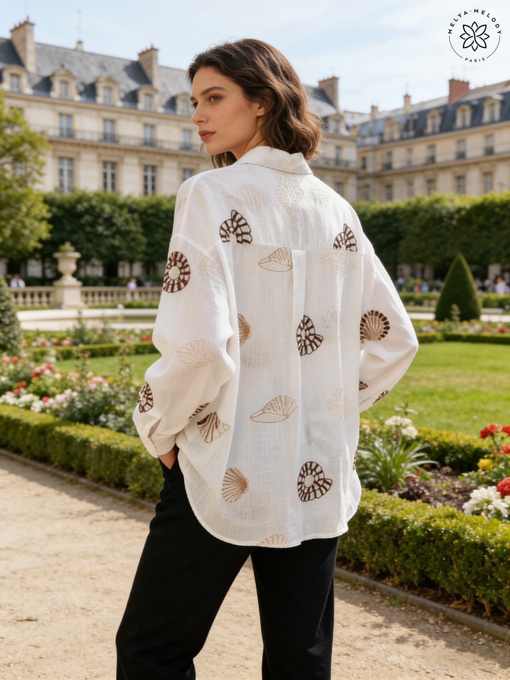 Embroidered pattern shirt - Image 2