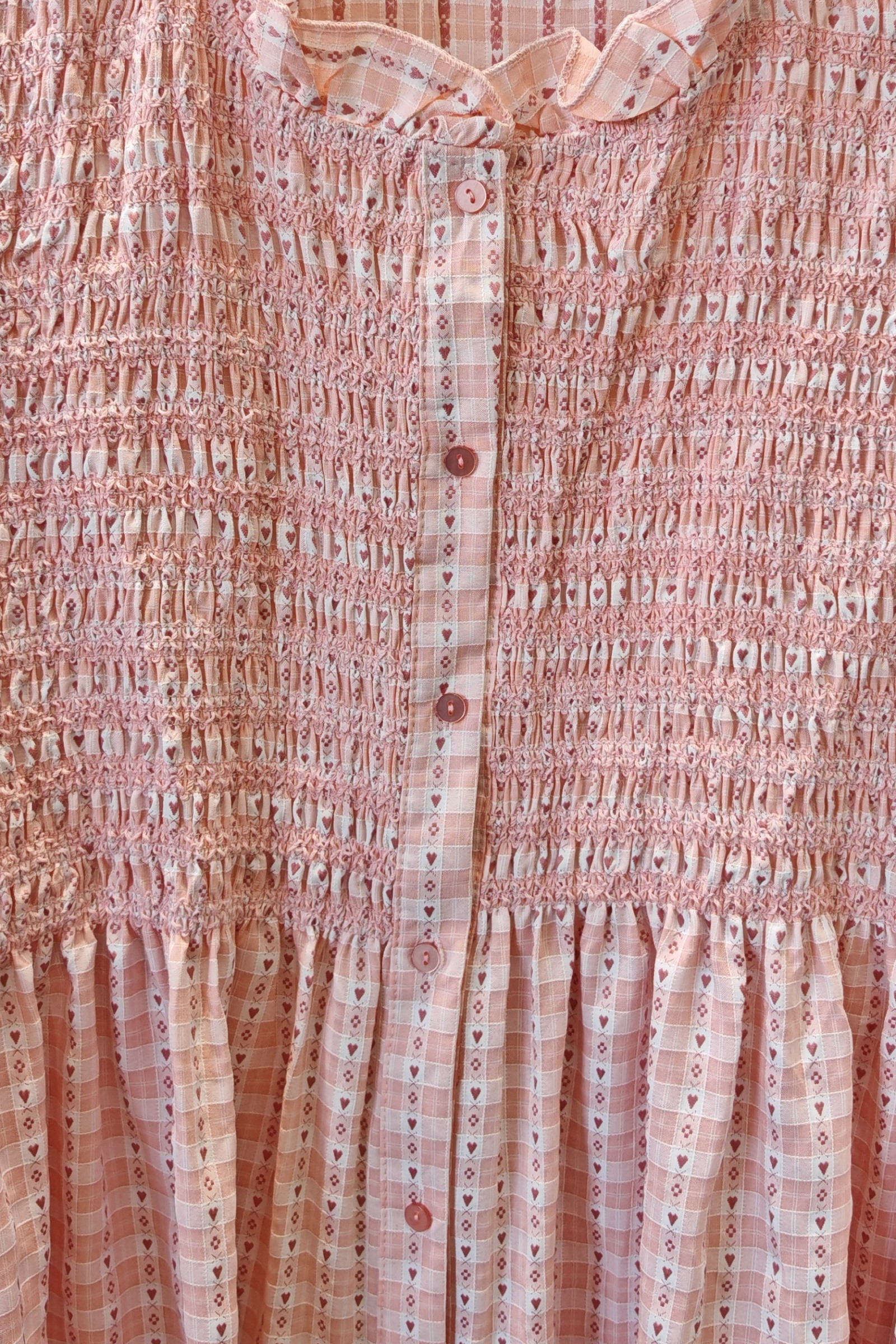 Gingham shirt with lantern sleeves - Image 8