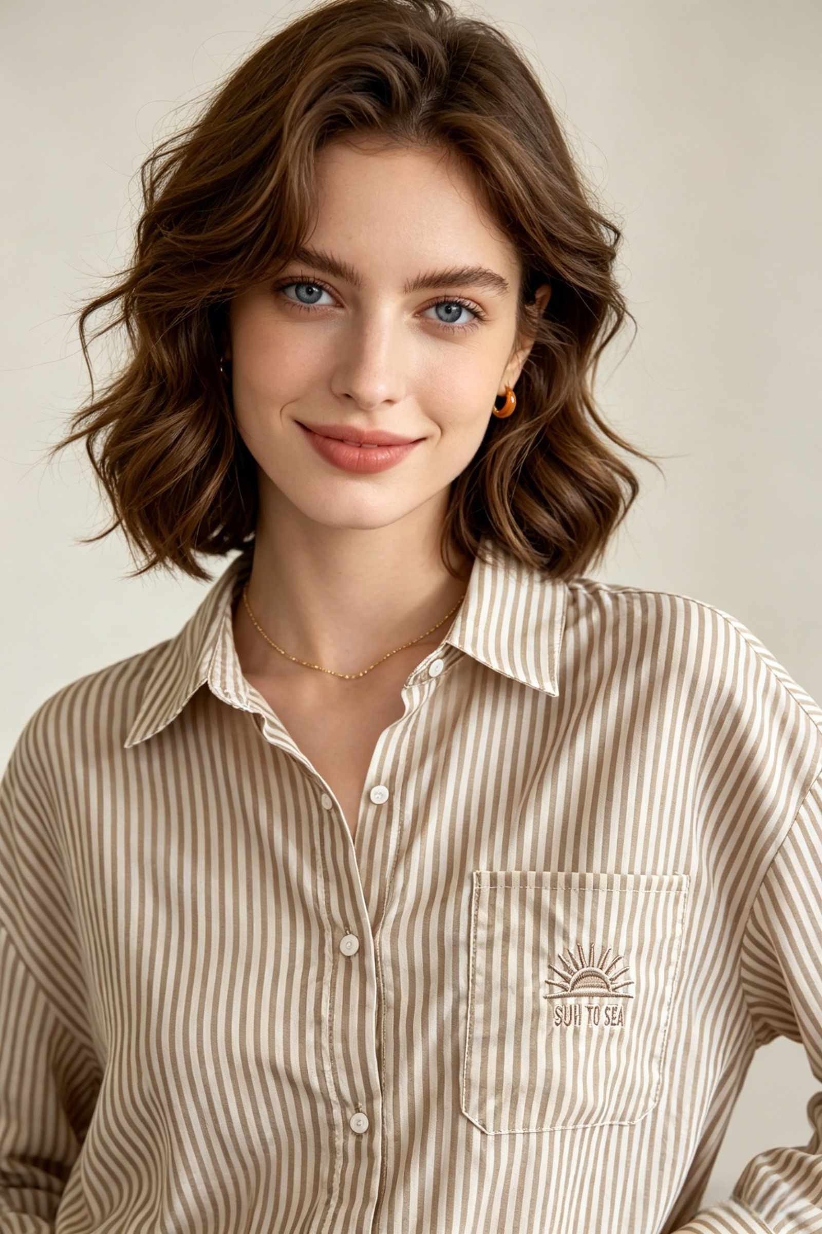 Camisa fluida a rayas - Image 15