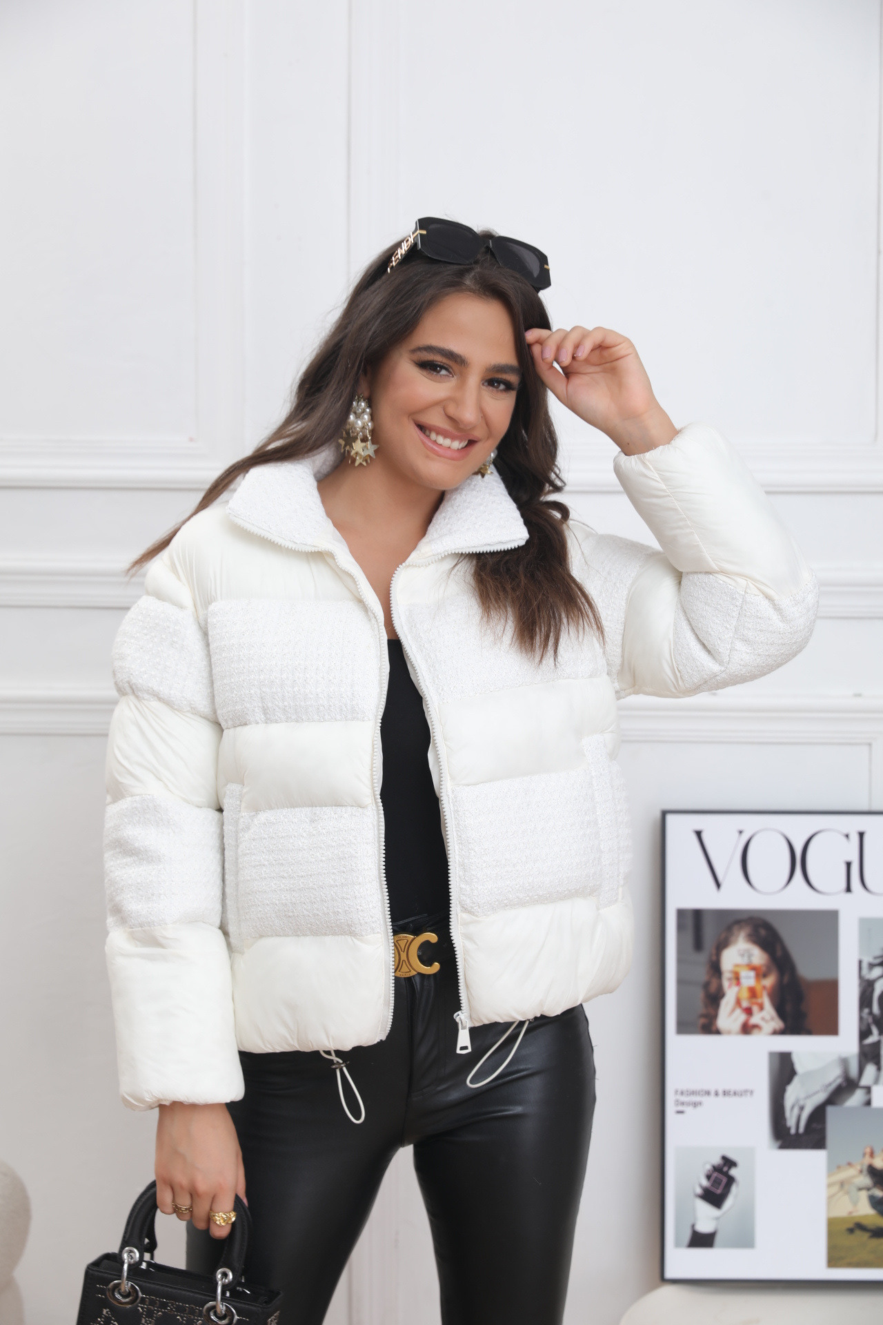 Chaqueta corta de plumas - Image 4