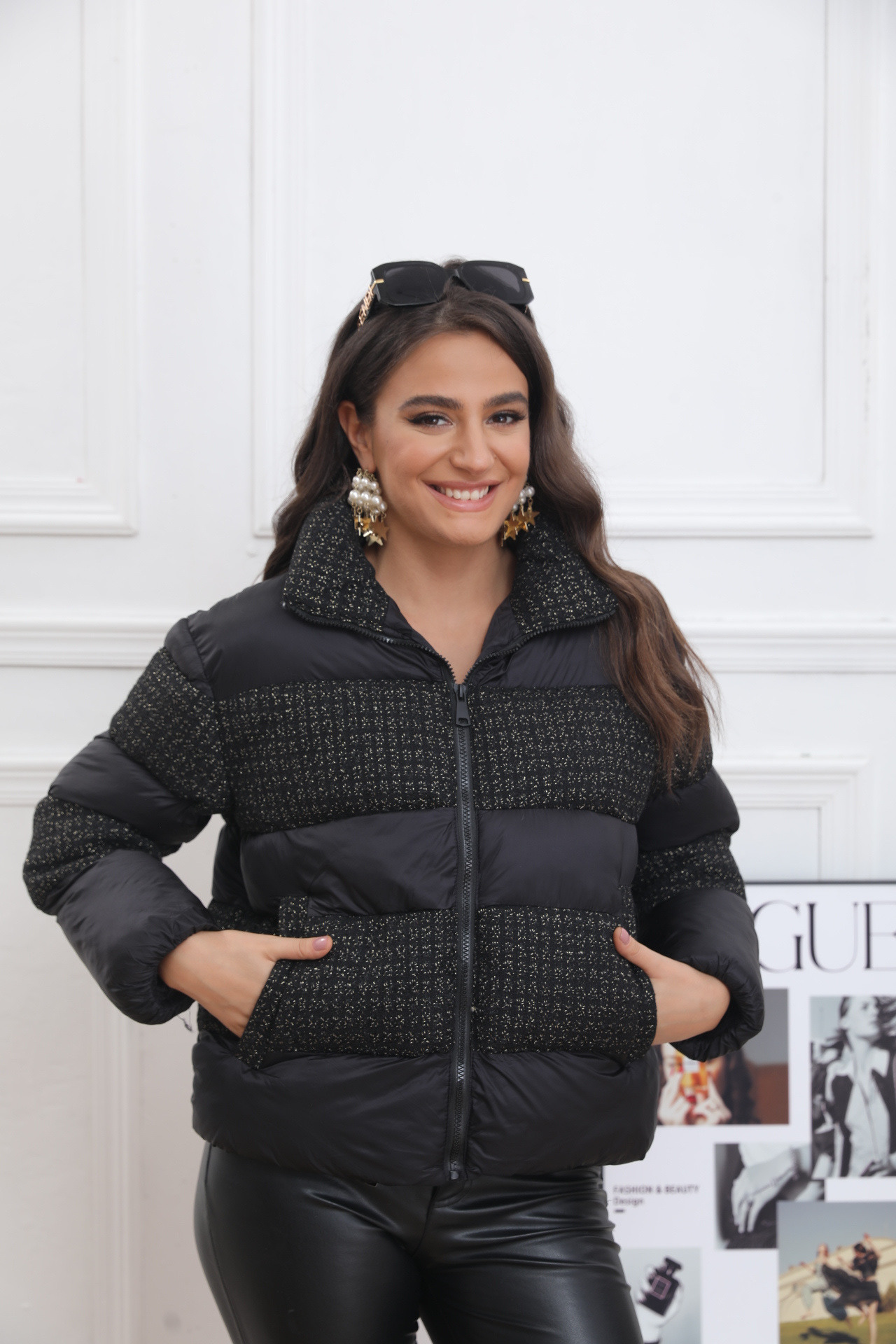 Chaqueta corta de plumas - Image 3