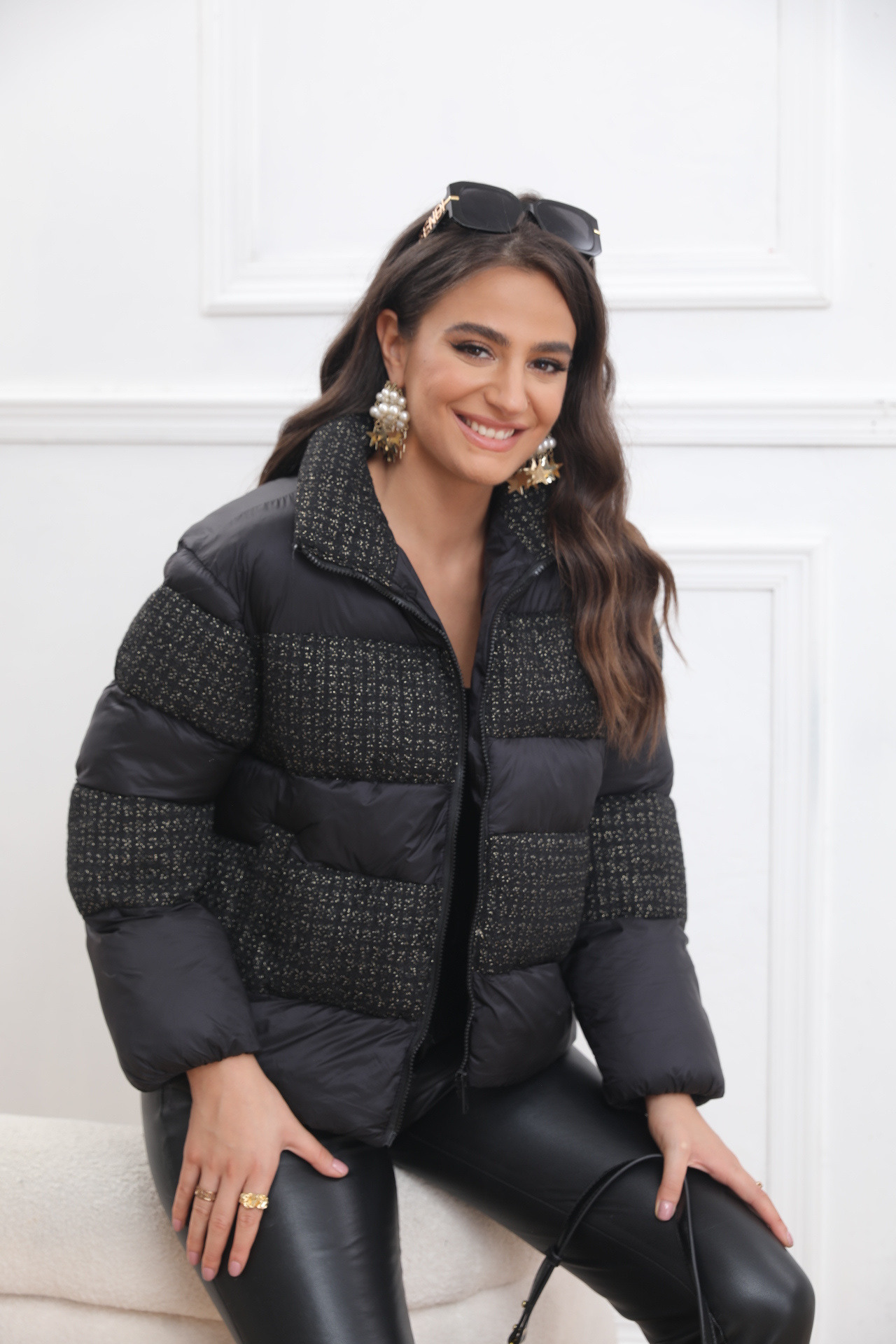 Chaqueta corta de plumas - Image 5