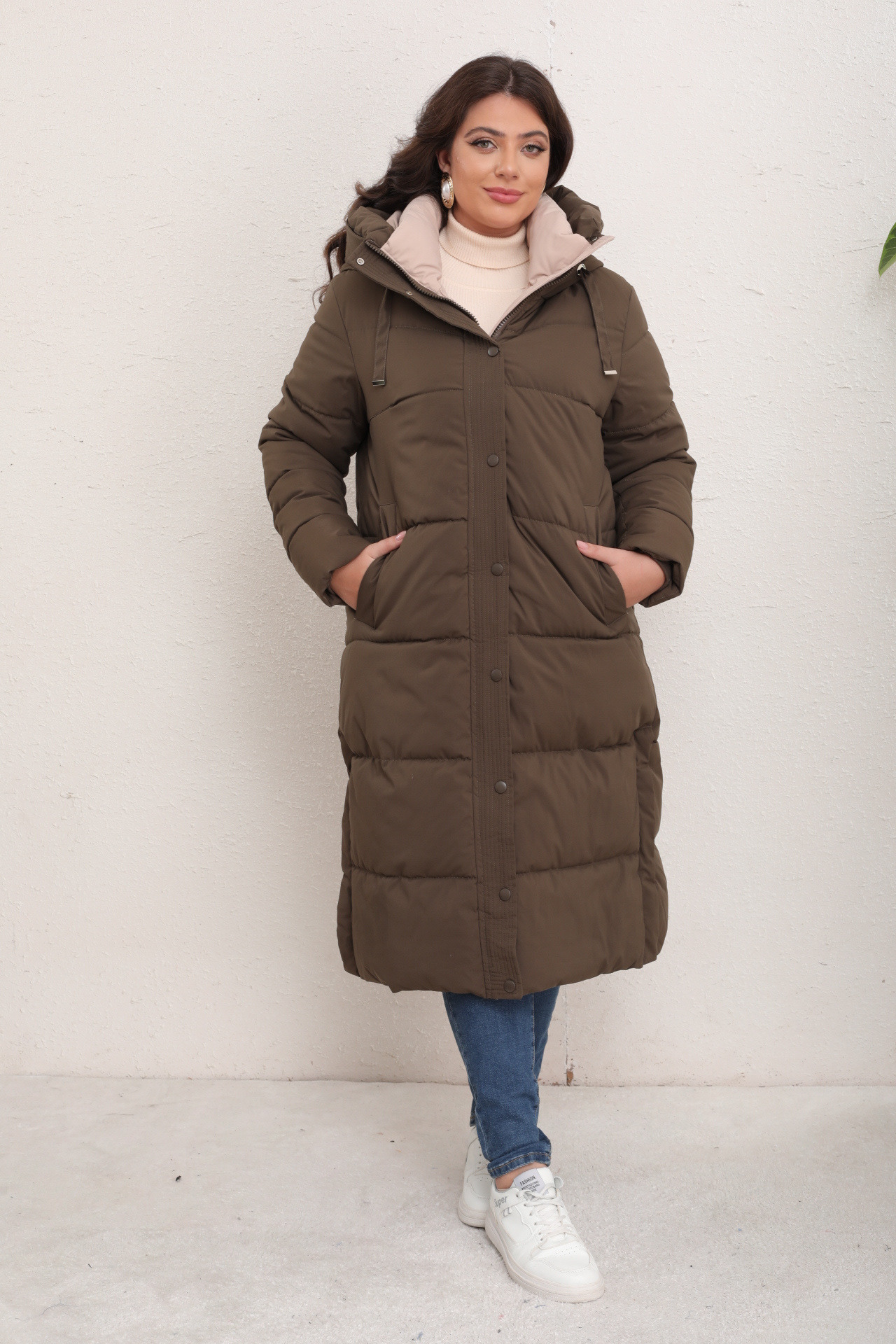 Wholesaler Melya Melody - Long oversized puffer jacket