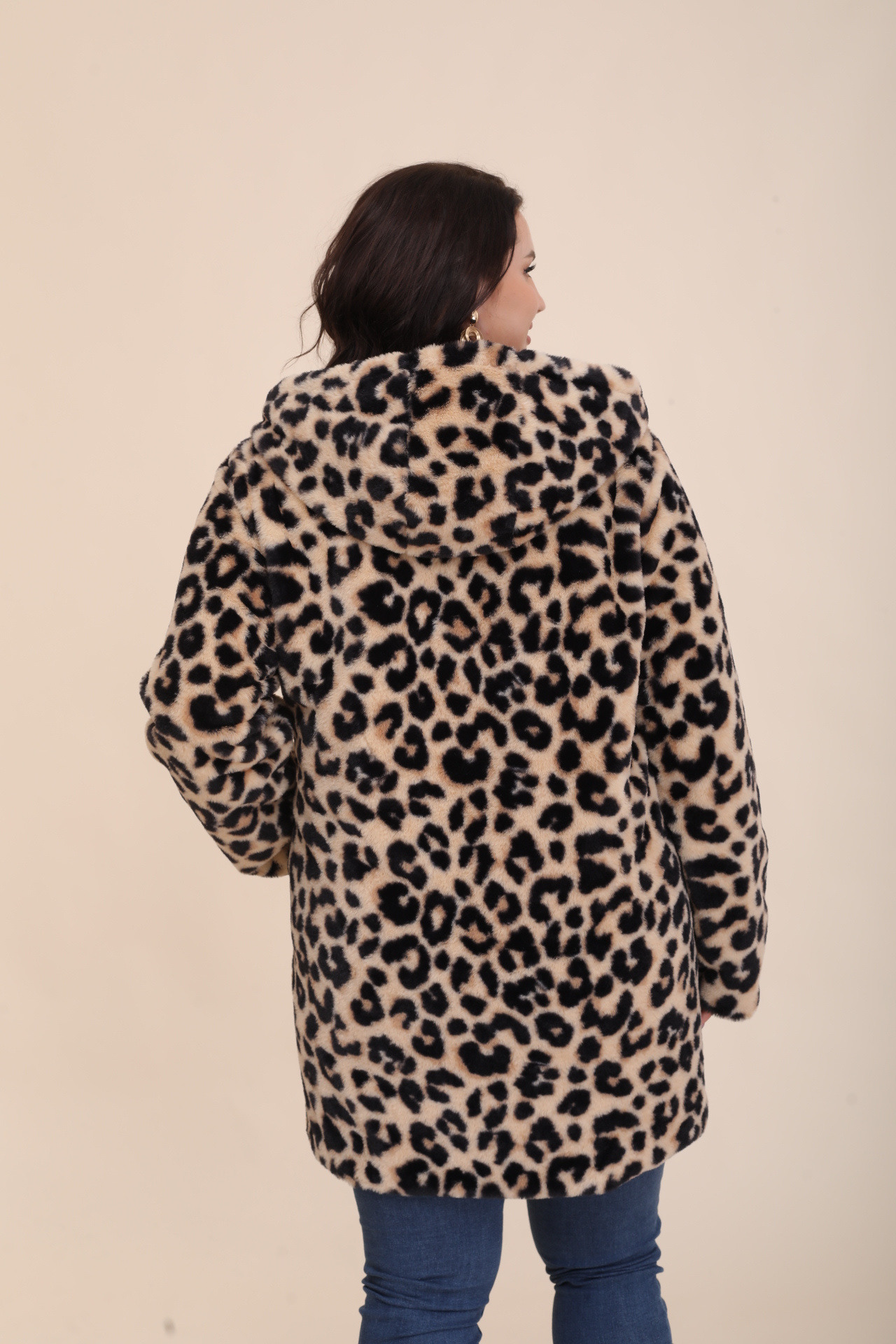 Chaqueta acolchada reversible de leopardo - Image 14