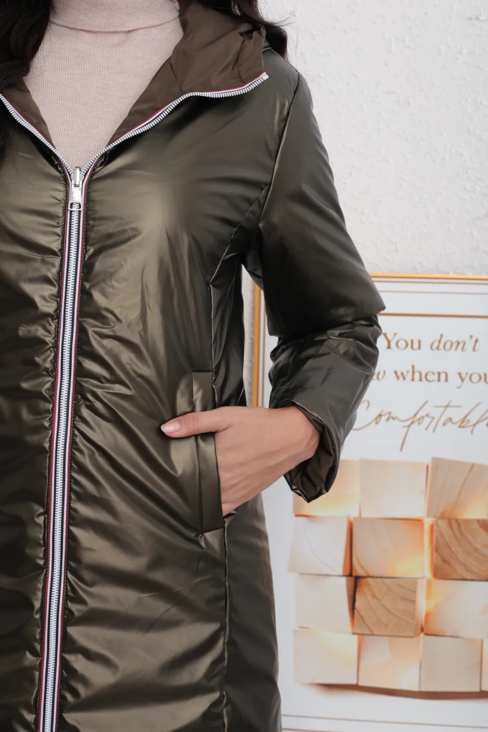 Reversible Padded Waterproof Kway Jacket - Image 13