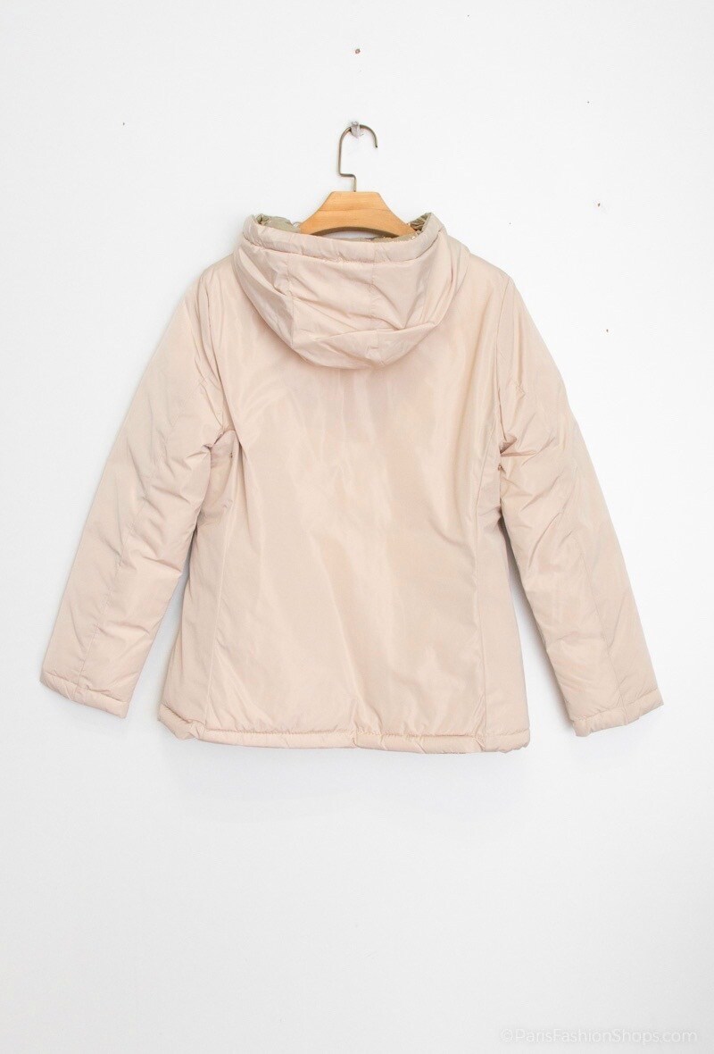 Kurze Wende-Wasserfeste Daunenjacke Bunte Farben - Image 5