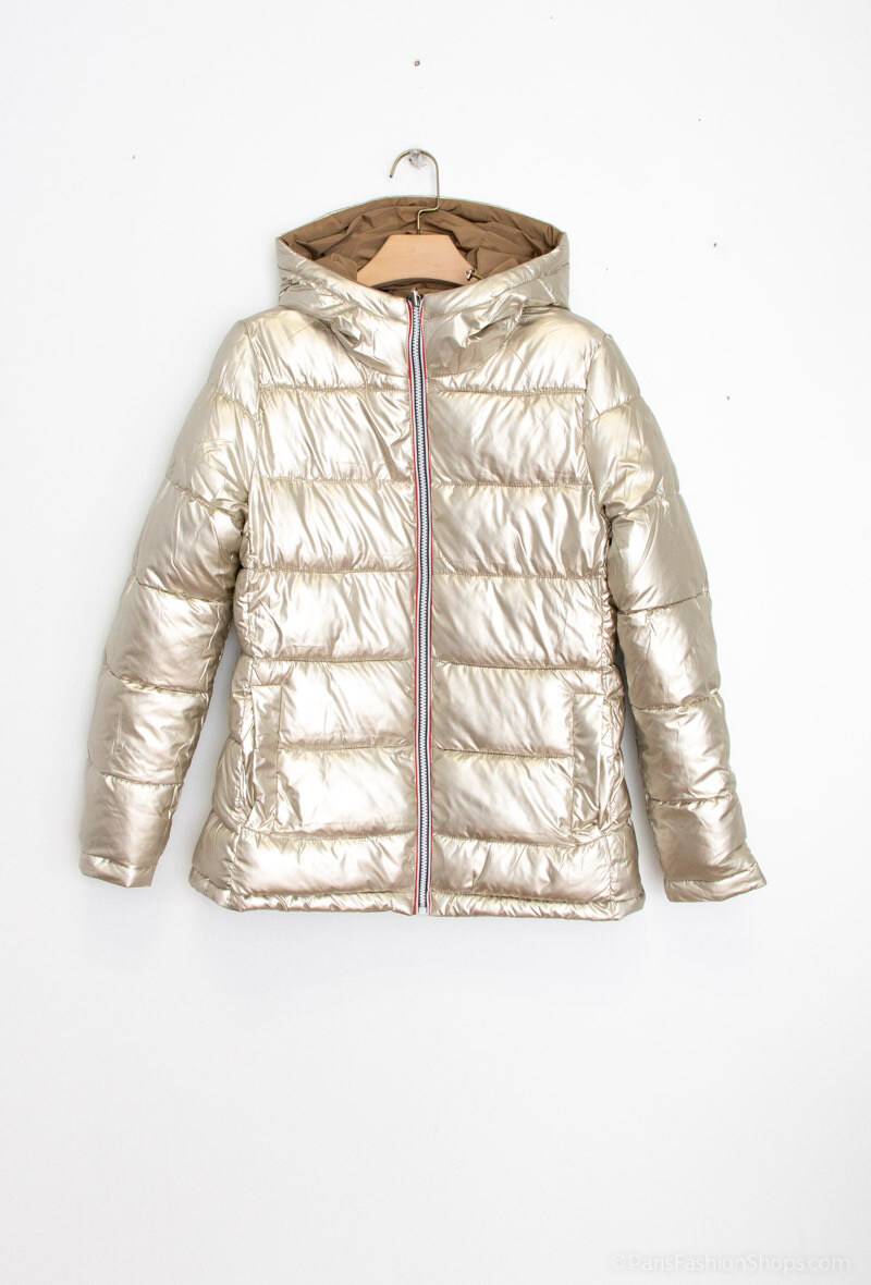 Kurze Wende-Wasserfeste Daunenjacke Bunte Farben - Image 9