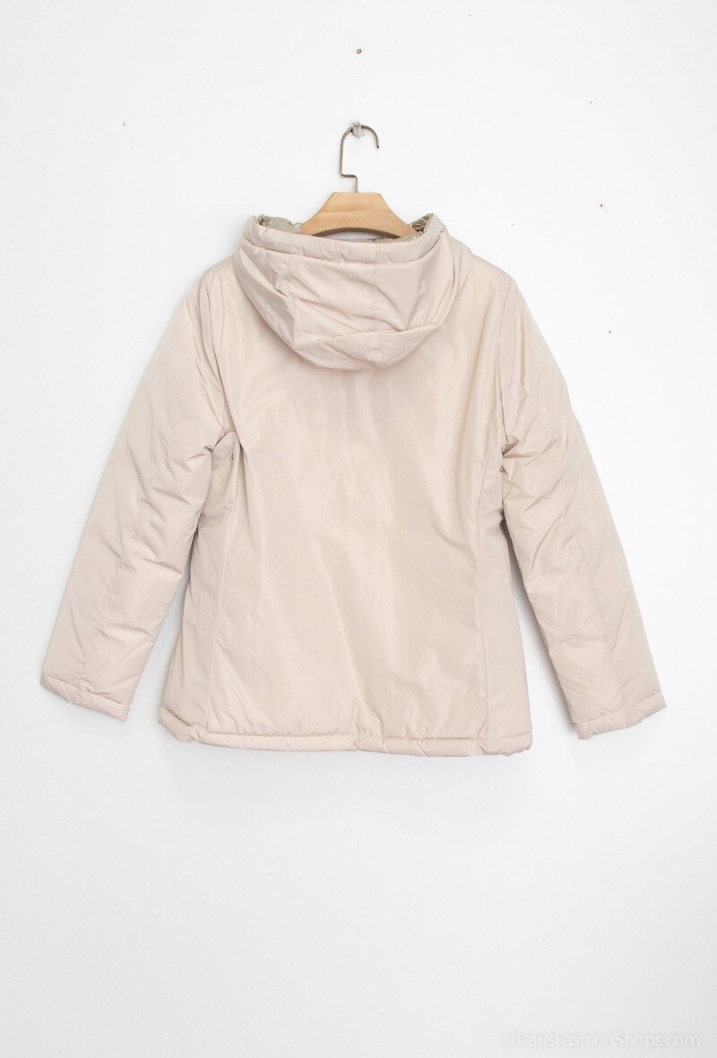 Kurze Wende-Wasserfeste Daunenjacke Bunte Farben - Image 8