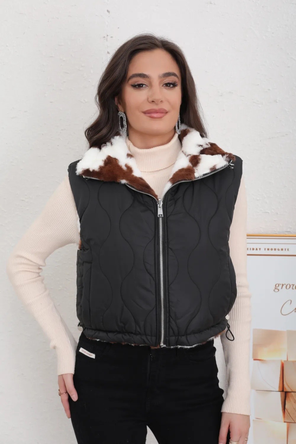 Wendbare Weste mit Muster - Image 5