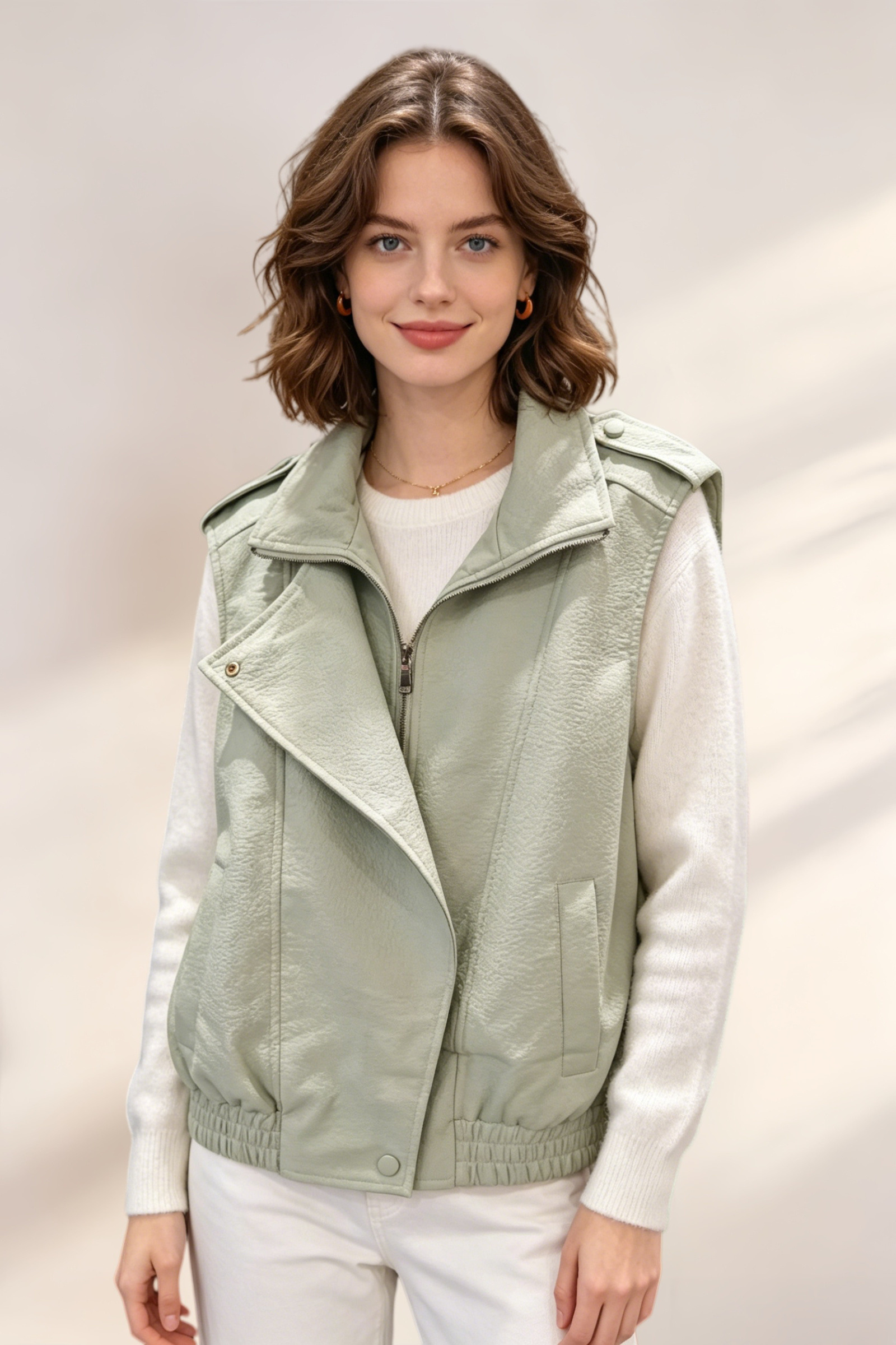 Gilet senza maniche in similpelle - Image 11