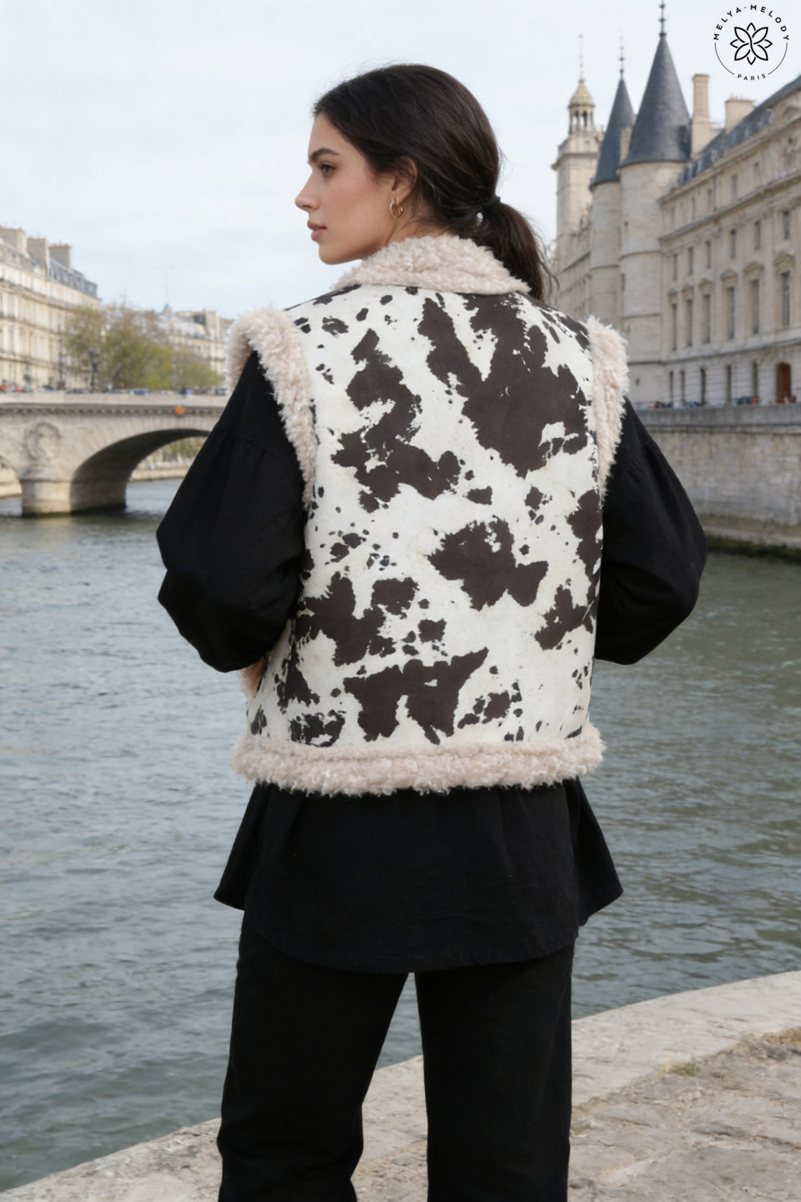 Military print vest - Image 2